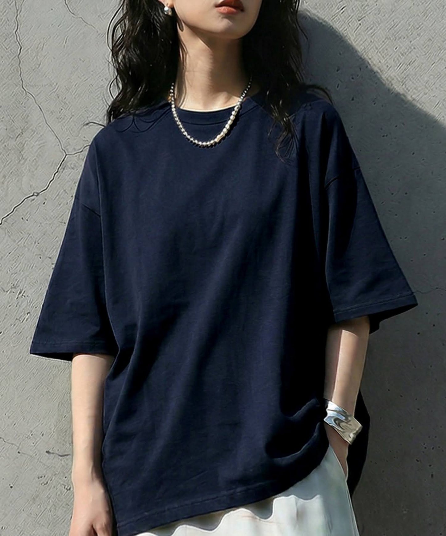 100% Cotton Sweat-Proof Half-Sleeve T-shirt Ladies