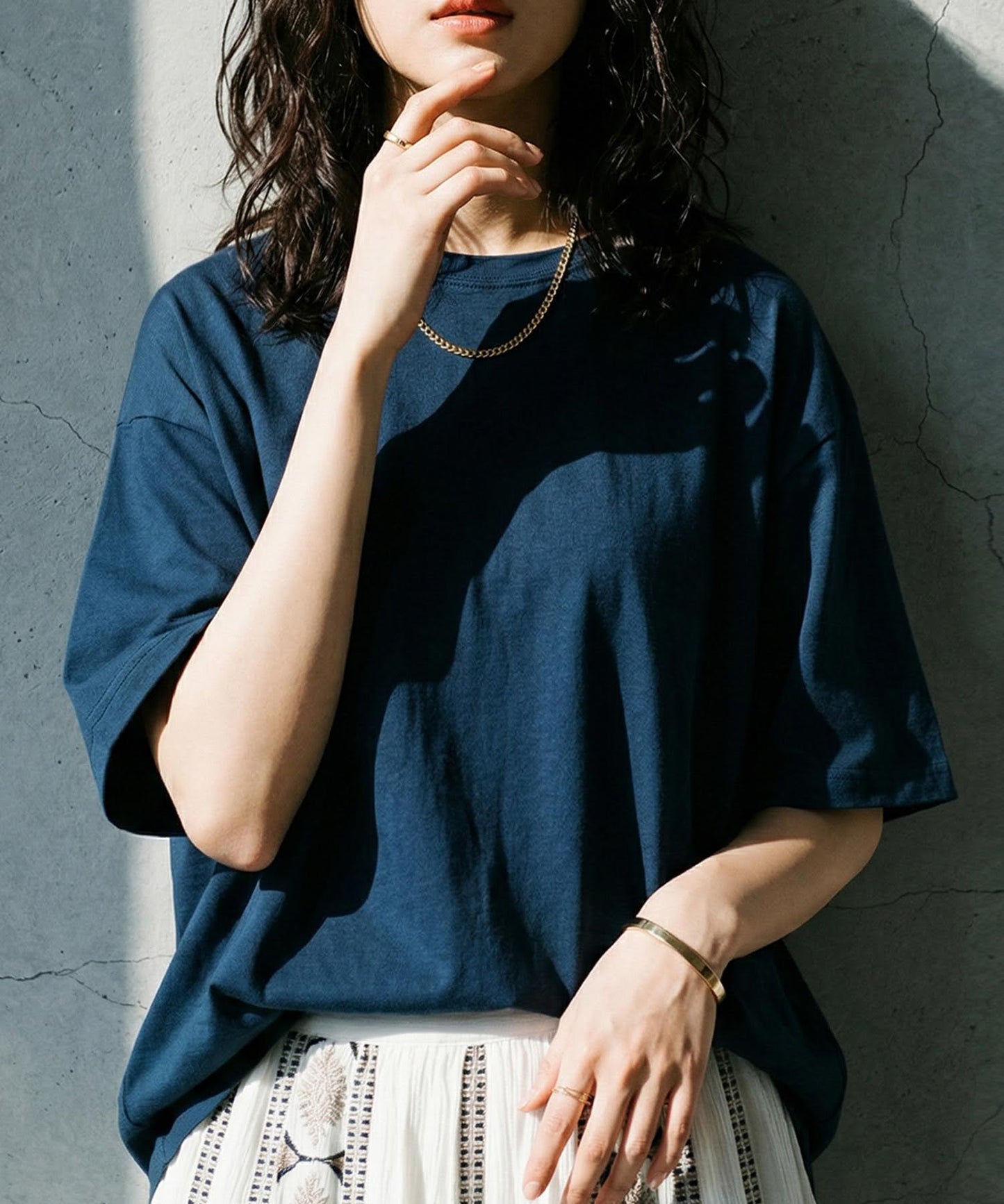 100% Cotton Sweat-Proof Half-Sleeve T-shirt Ladies