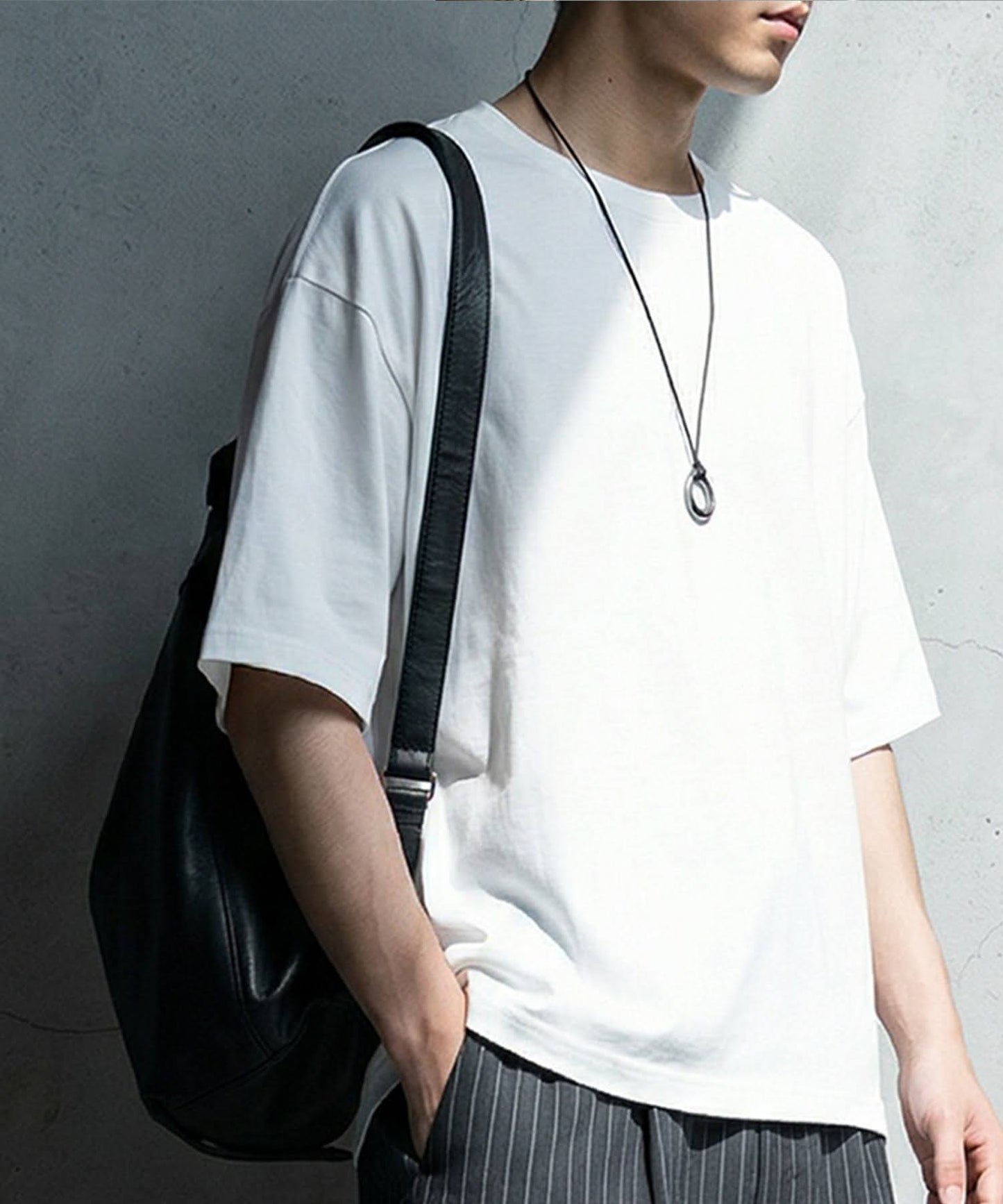 100% Cotton Sweat-Proof Half-Sleeve T-shirt Men's