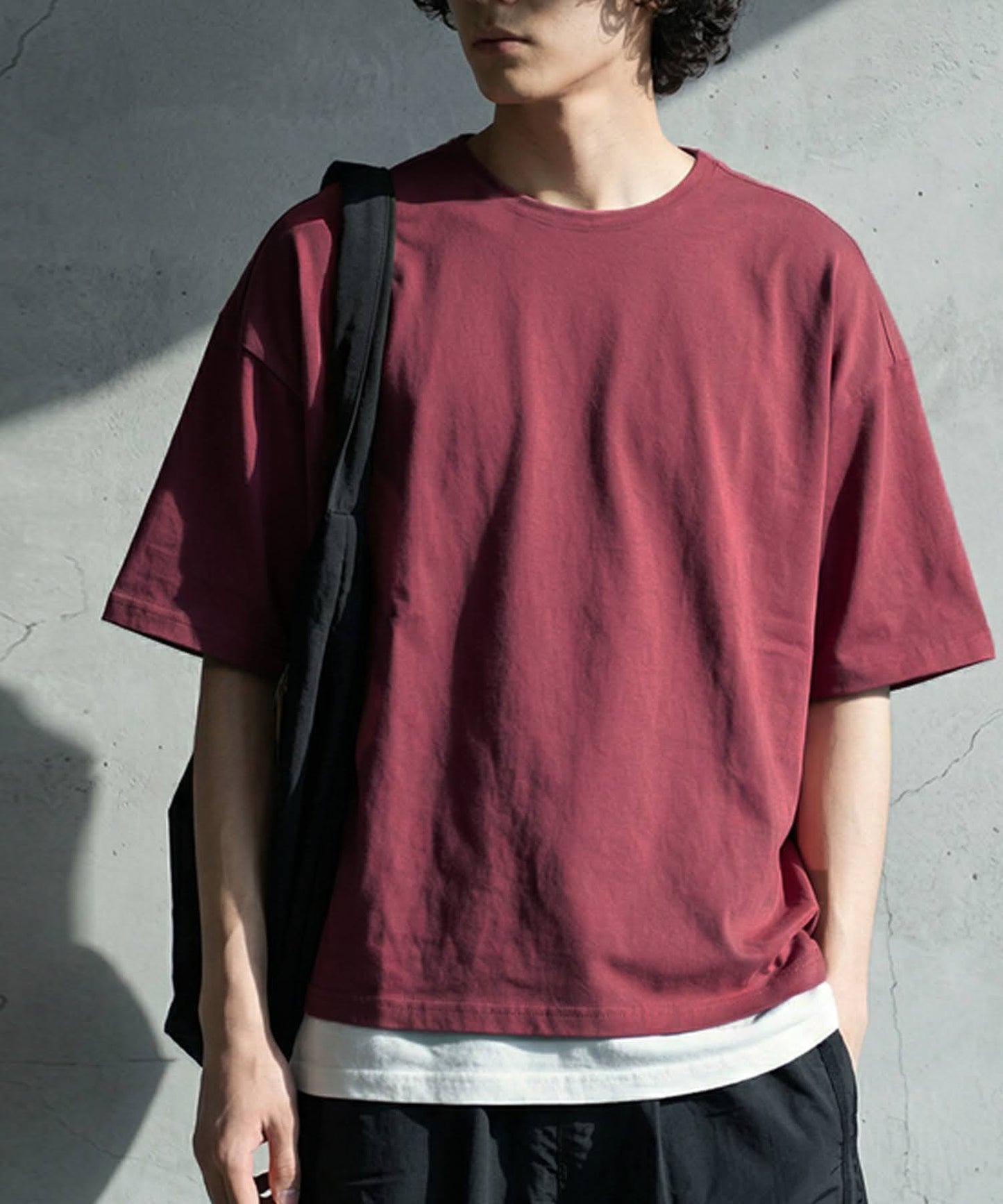 100% Cotton Sweat-Proof Half-Sleeve T-shirt Men's