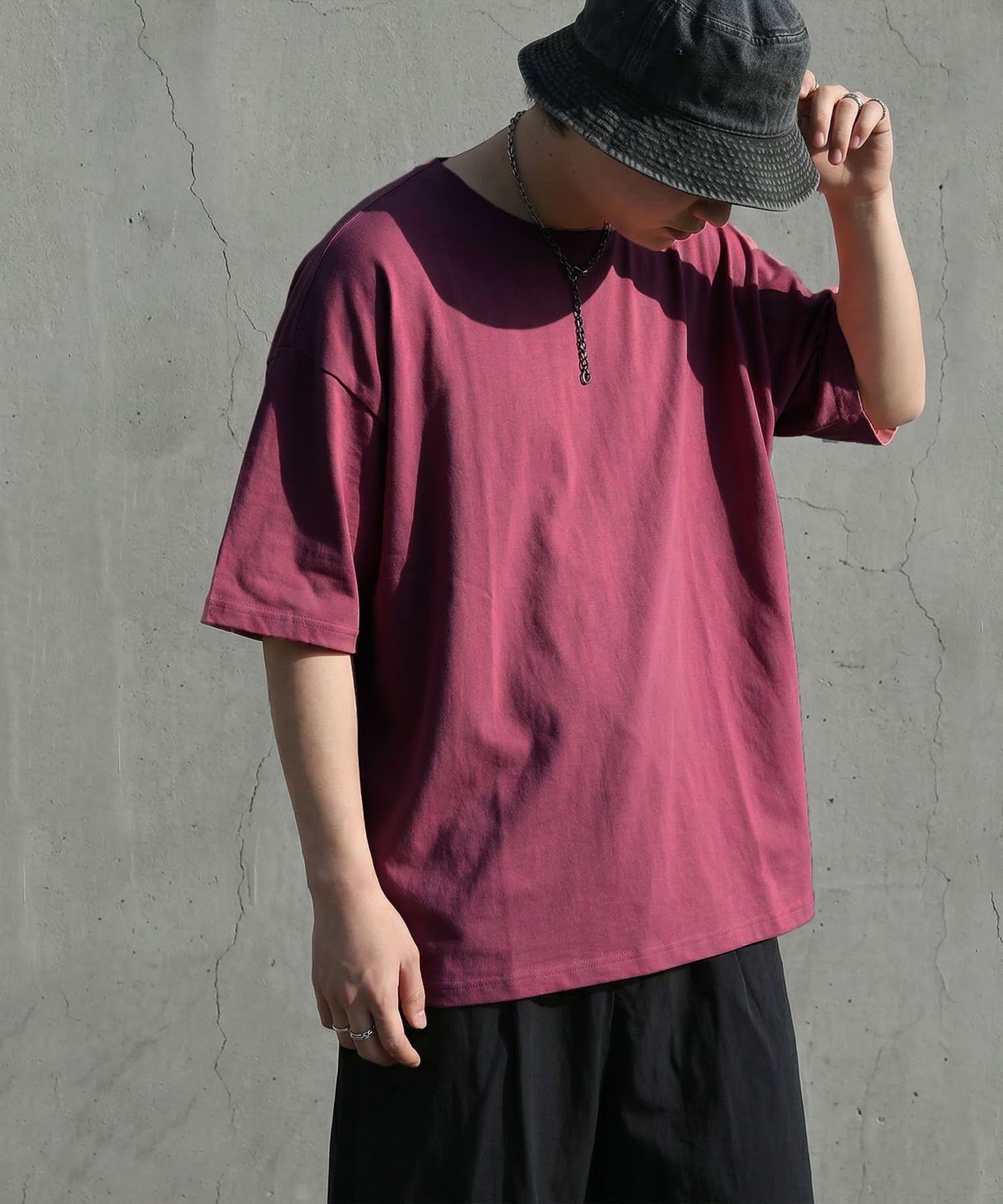 100% Cotton Sweat-Proof Half-Sleeve T-shirt Men's