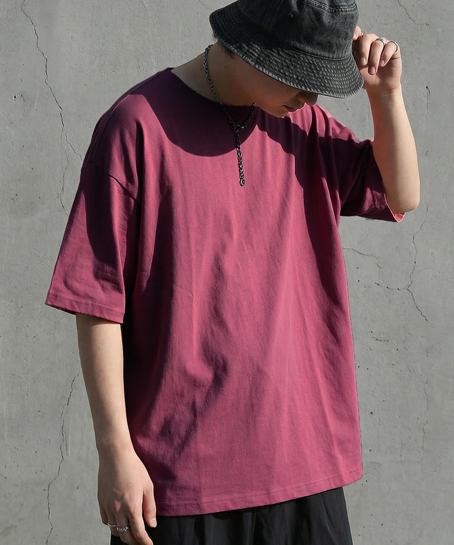 100% Cotton Sweat-Proof Half-Sleeve T-shirt Men's