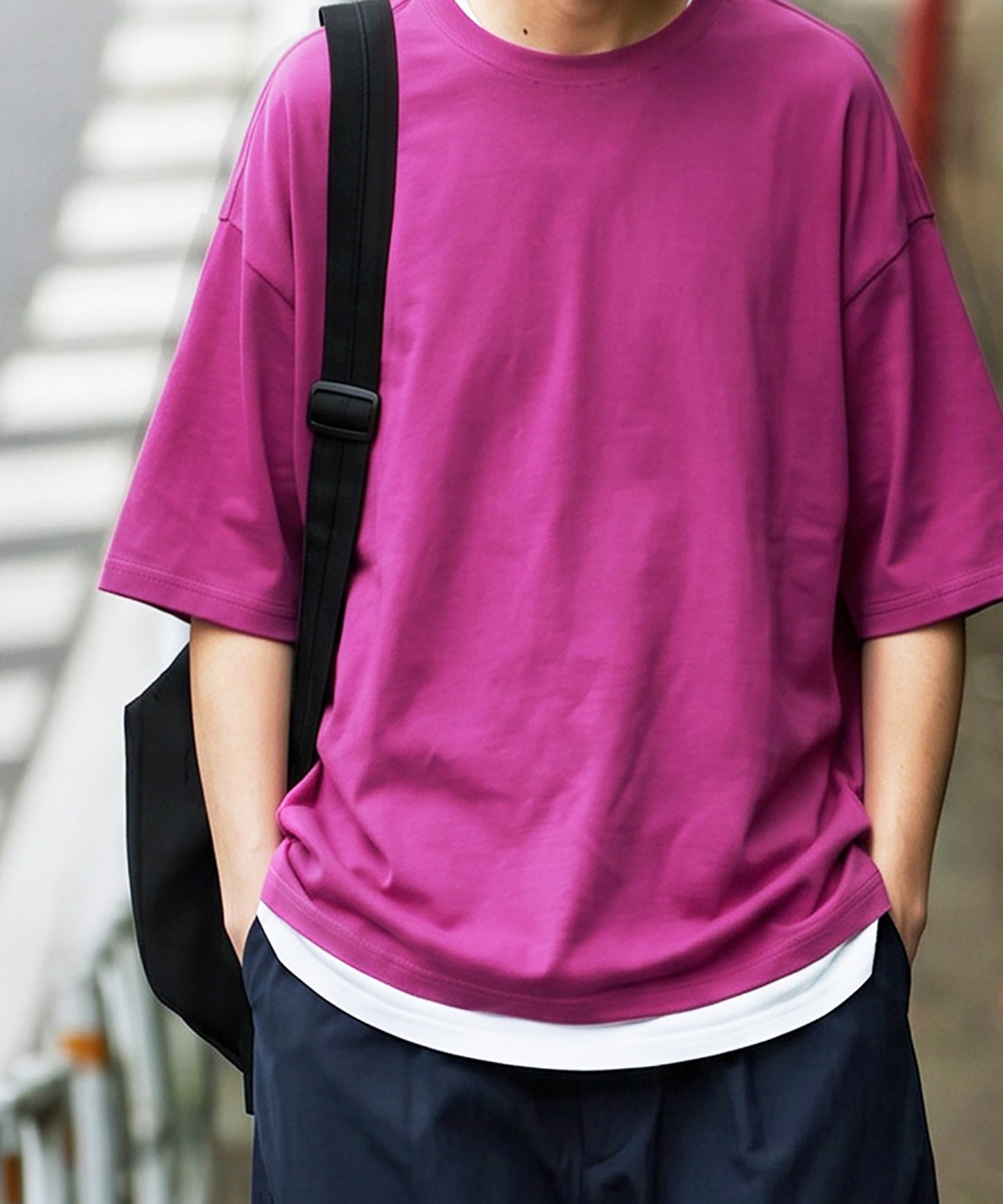 100% Cotton Sweat-Proof Half-Sleeve T-shirt Men's