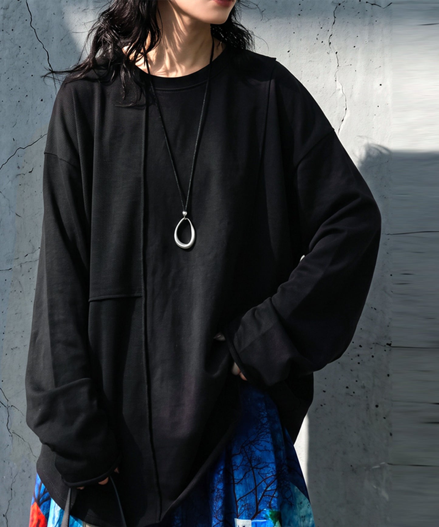 100% Cotton Round Hem Waffle Top Ladies