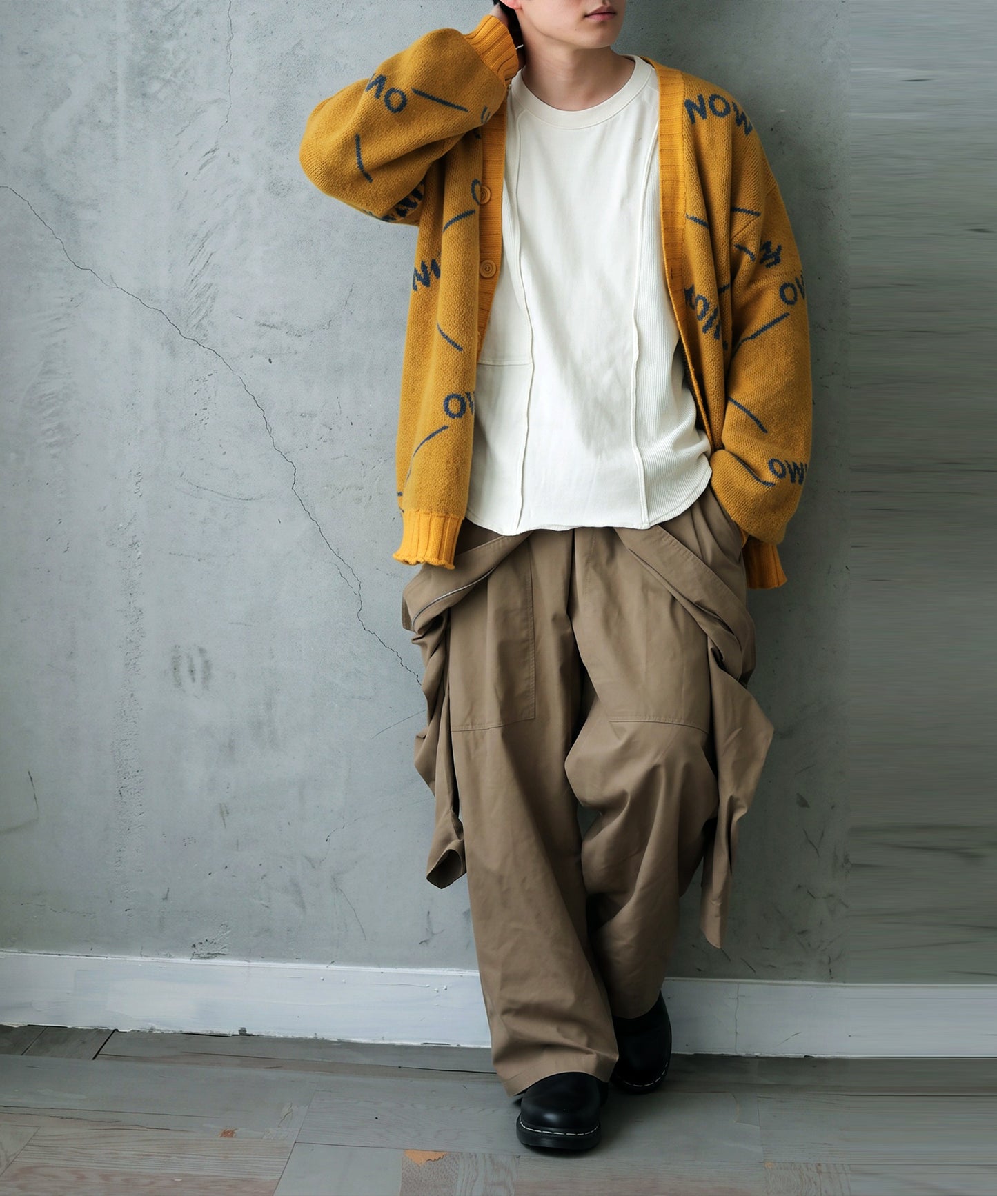 100% Cotton Round Hem Waffle Top Men’s