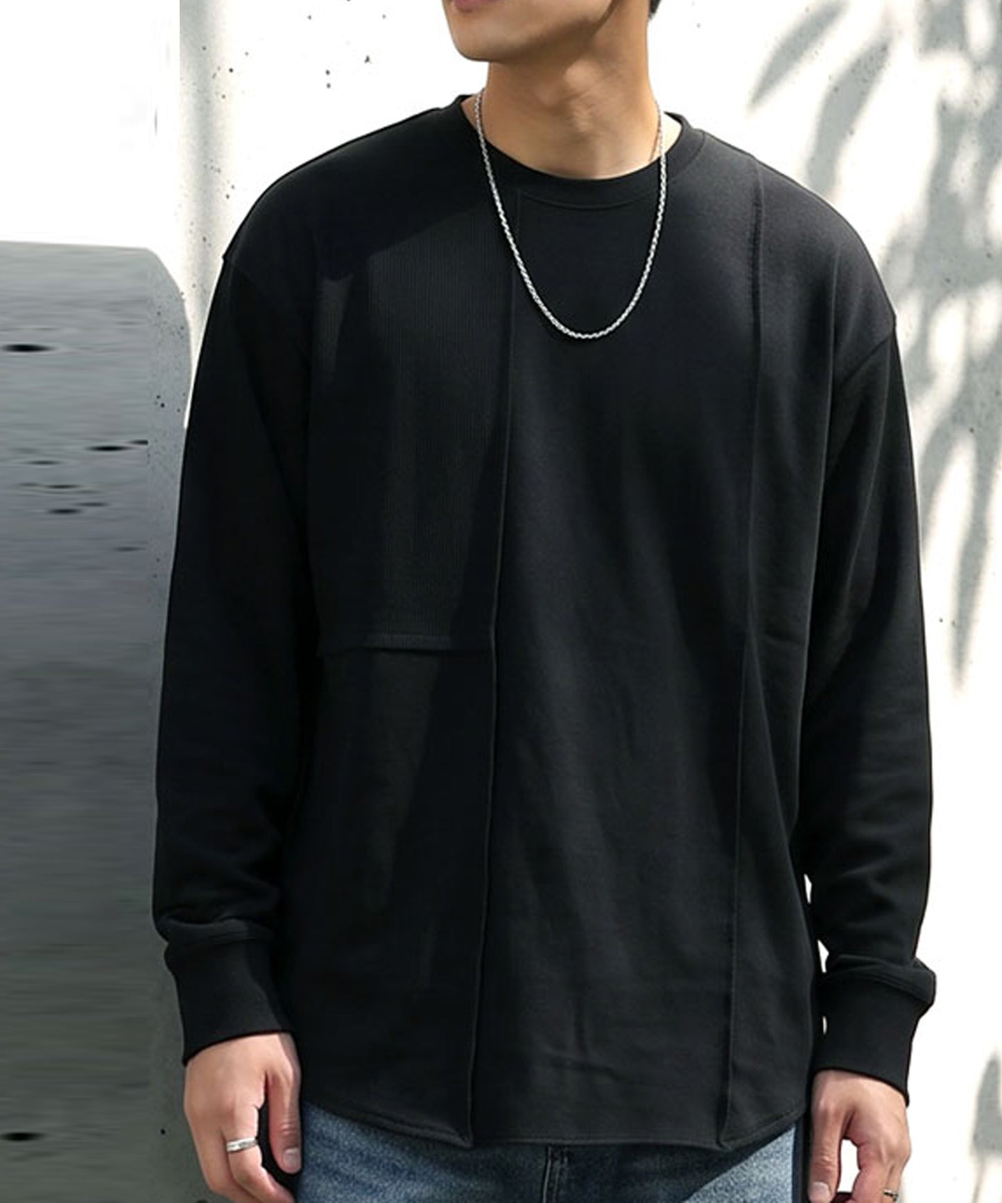 100% Cotton Round Hem Waffle Top Men’s