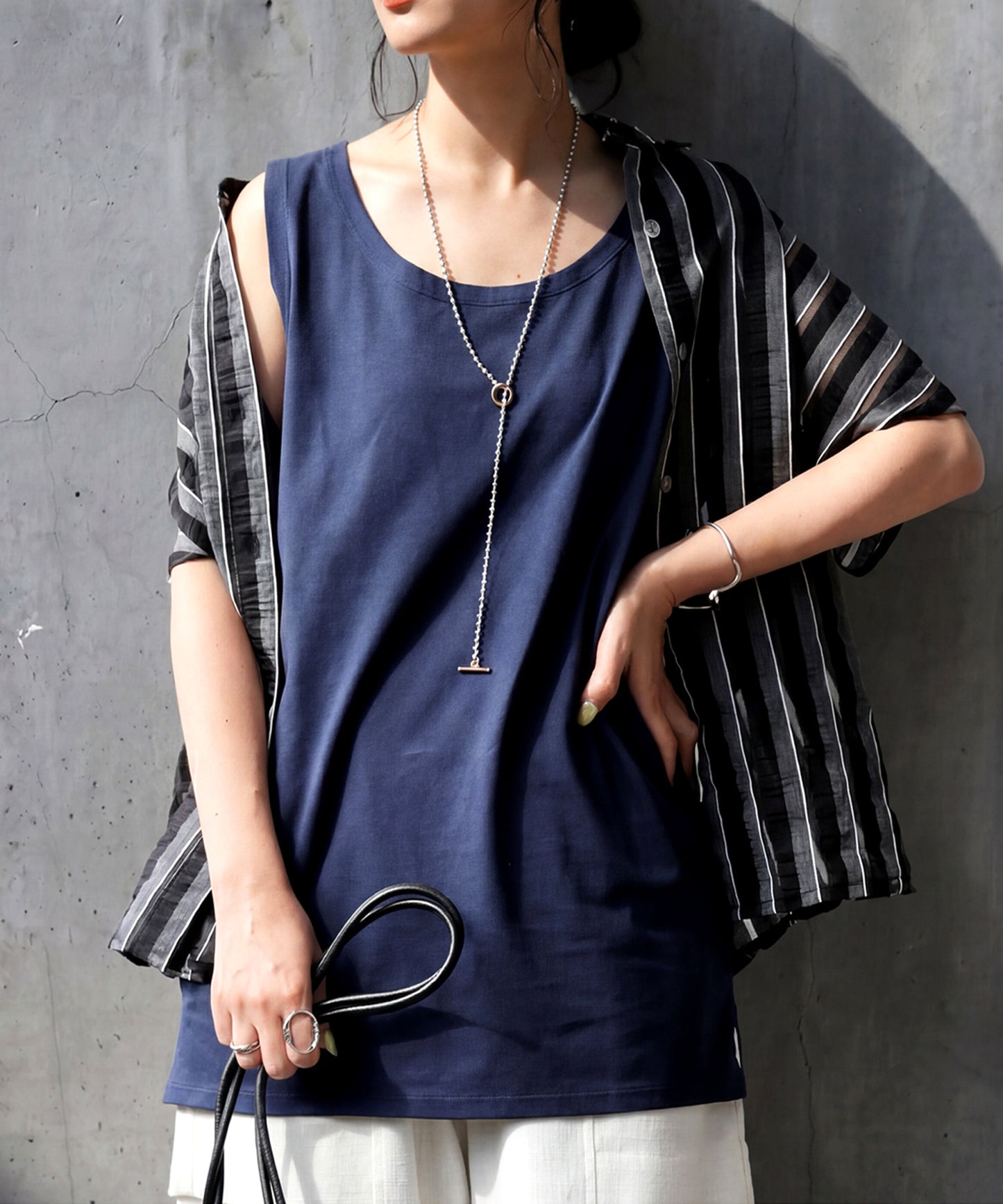 Sweat-Stain Resistant 100% Cotton U-Neck Tank Top Ladies