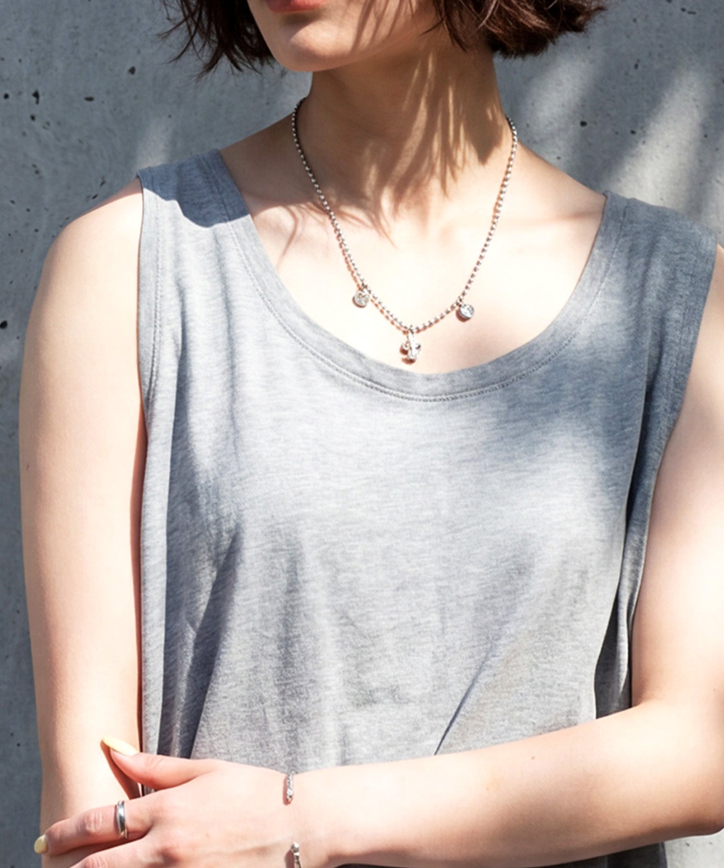 Sweat-Stain Resistant 100% Cotton U-Neck Tank Top Ladies