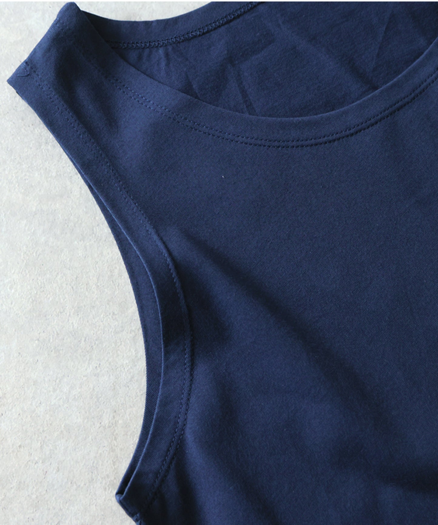 Sweat-Stain Resistant 100% Cotton U-Neck Tank Top Men’s