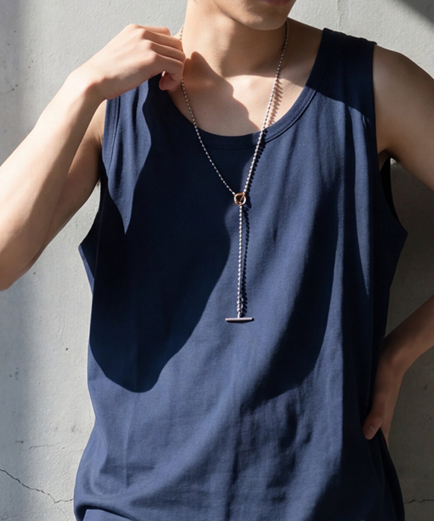 Sweat-Stain Resistant 100% Cotton U-Neck Tank Top Men’s