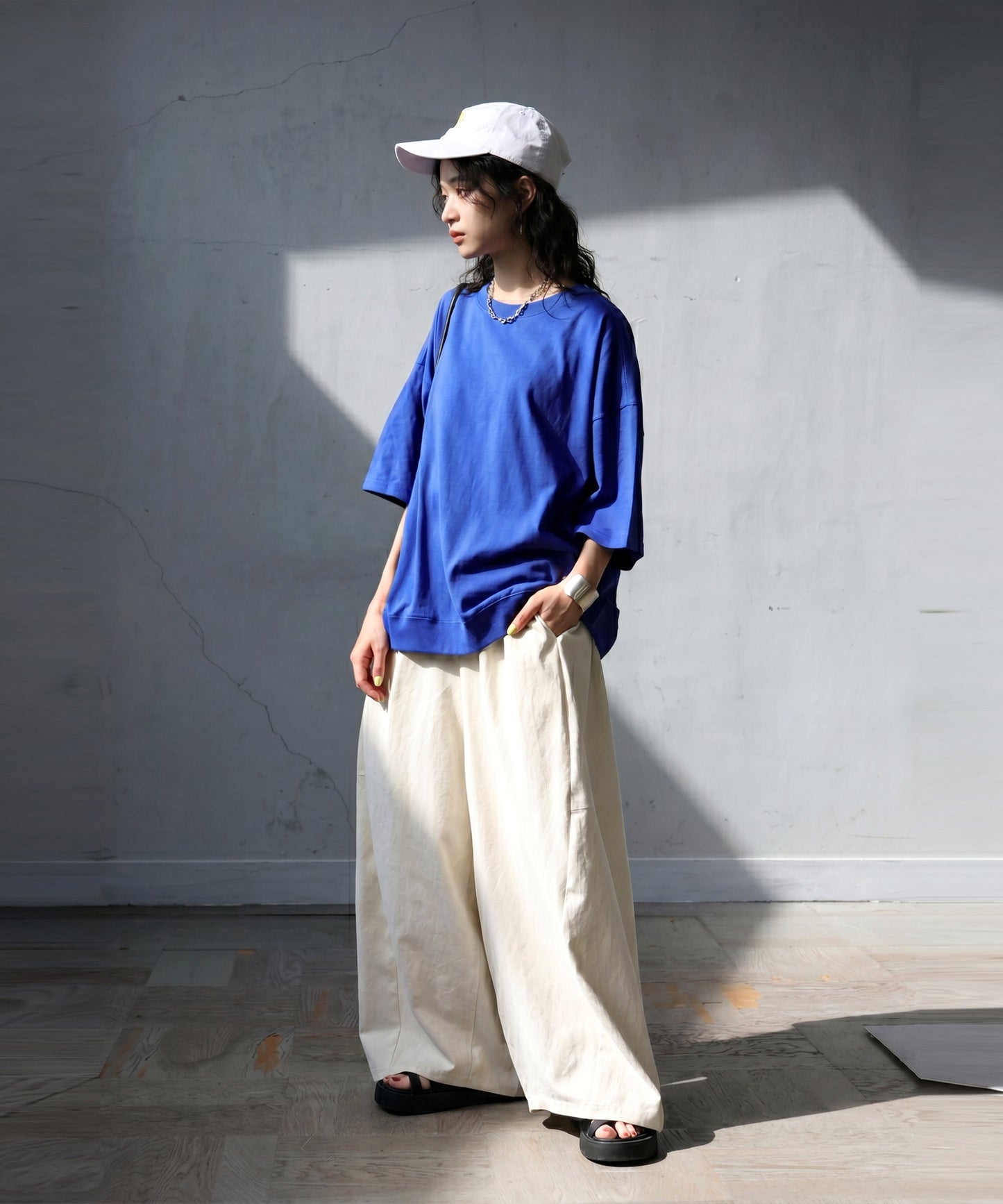 100% Cotton Drop Shoulder T-Shirt Ladies