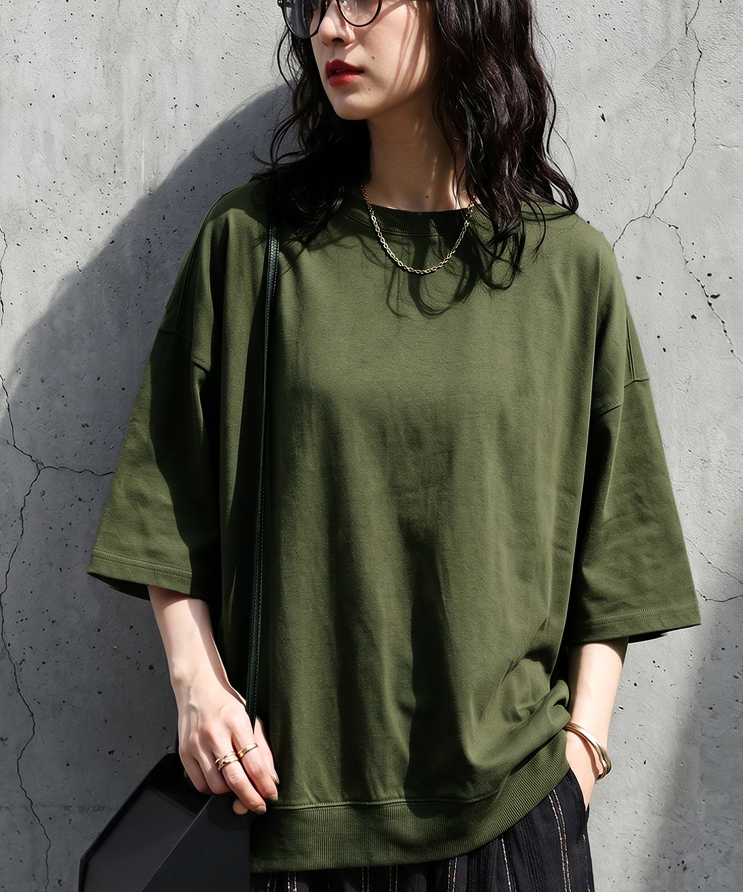 100% Cotton Drop Shoulder T-Shirt Ladies