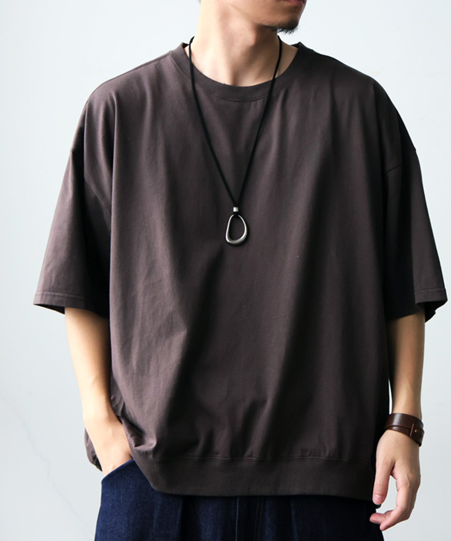 100% Cotton Drop Shoulder T-Shirt Men’s