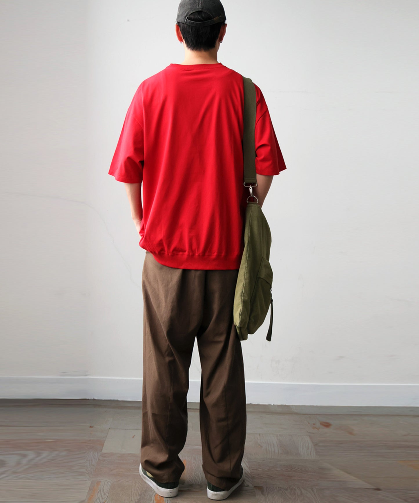 100% Cotton Drop Shoulder T-Shirt Men’s