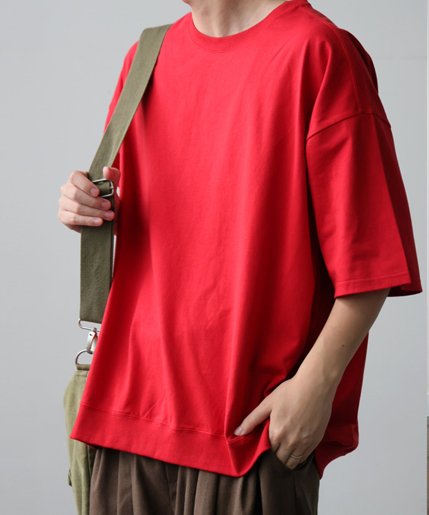 100% Cotton Drop Shoulder T-Shirt Men’s