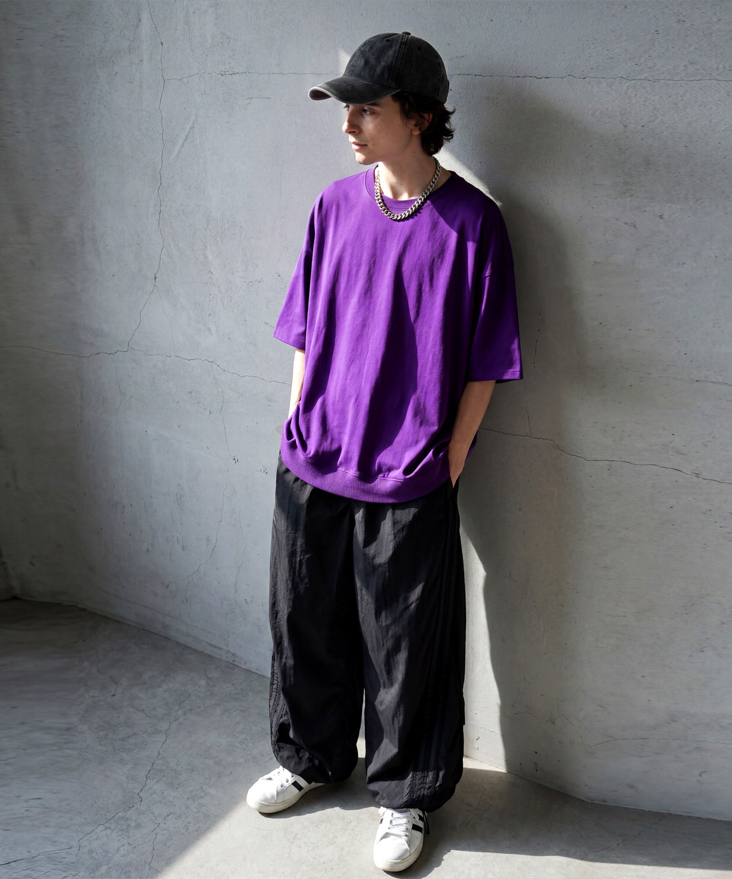 100% Cotton Drop Shoulder T-Shirt Men’s