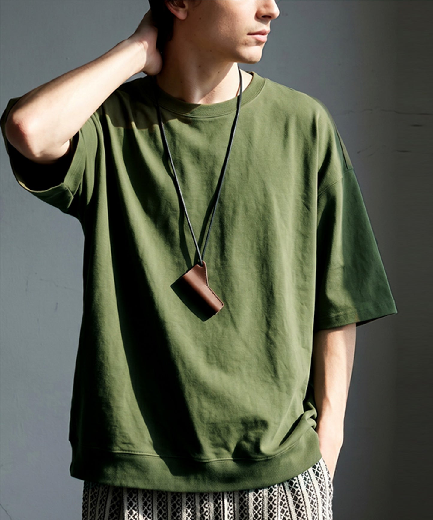100% Cotton Drop Shoulder T-Shirt Men’s