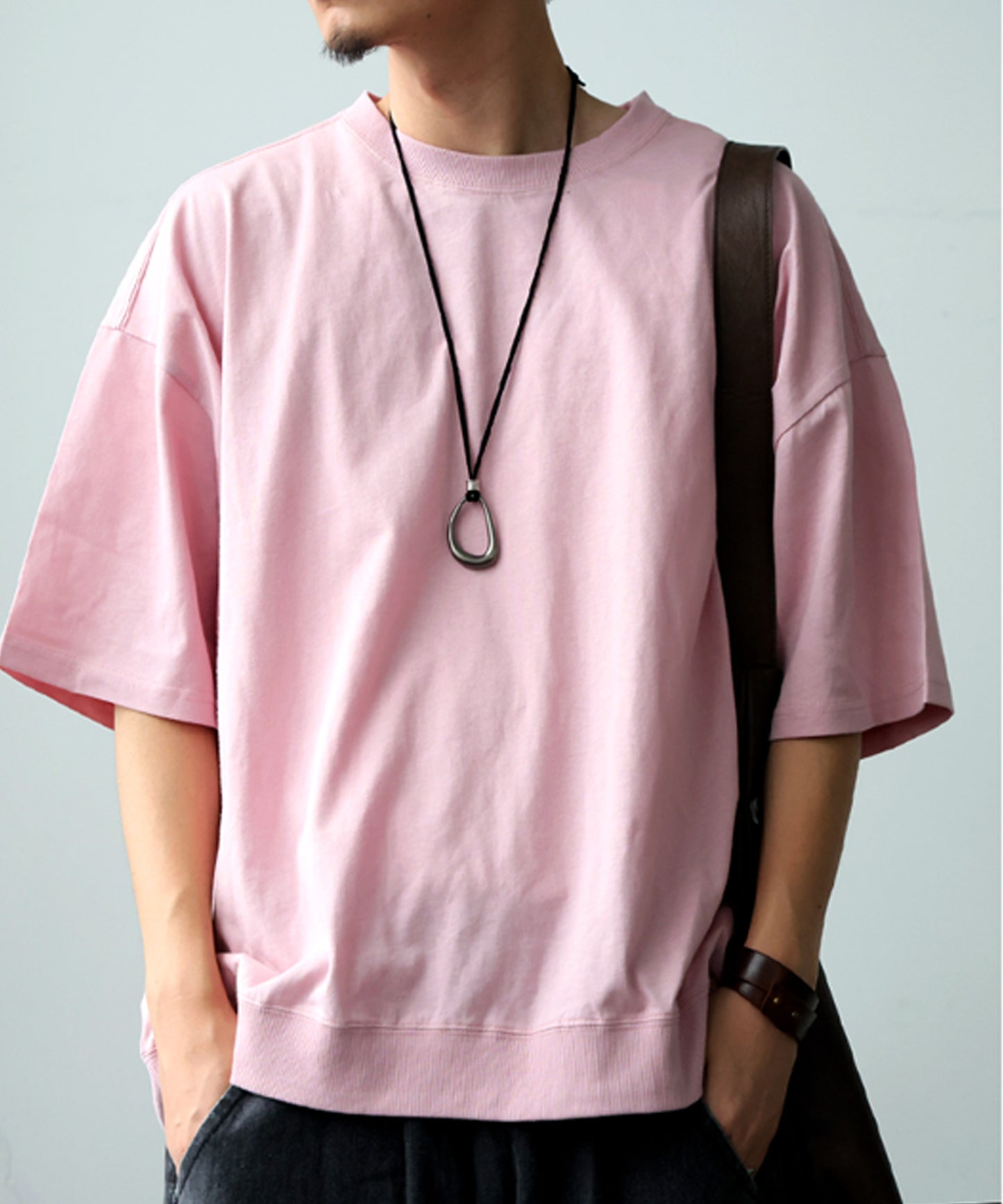 100% Cotton Drop Shoulder T-Shirt Men’s