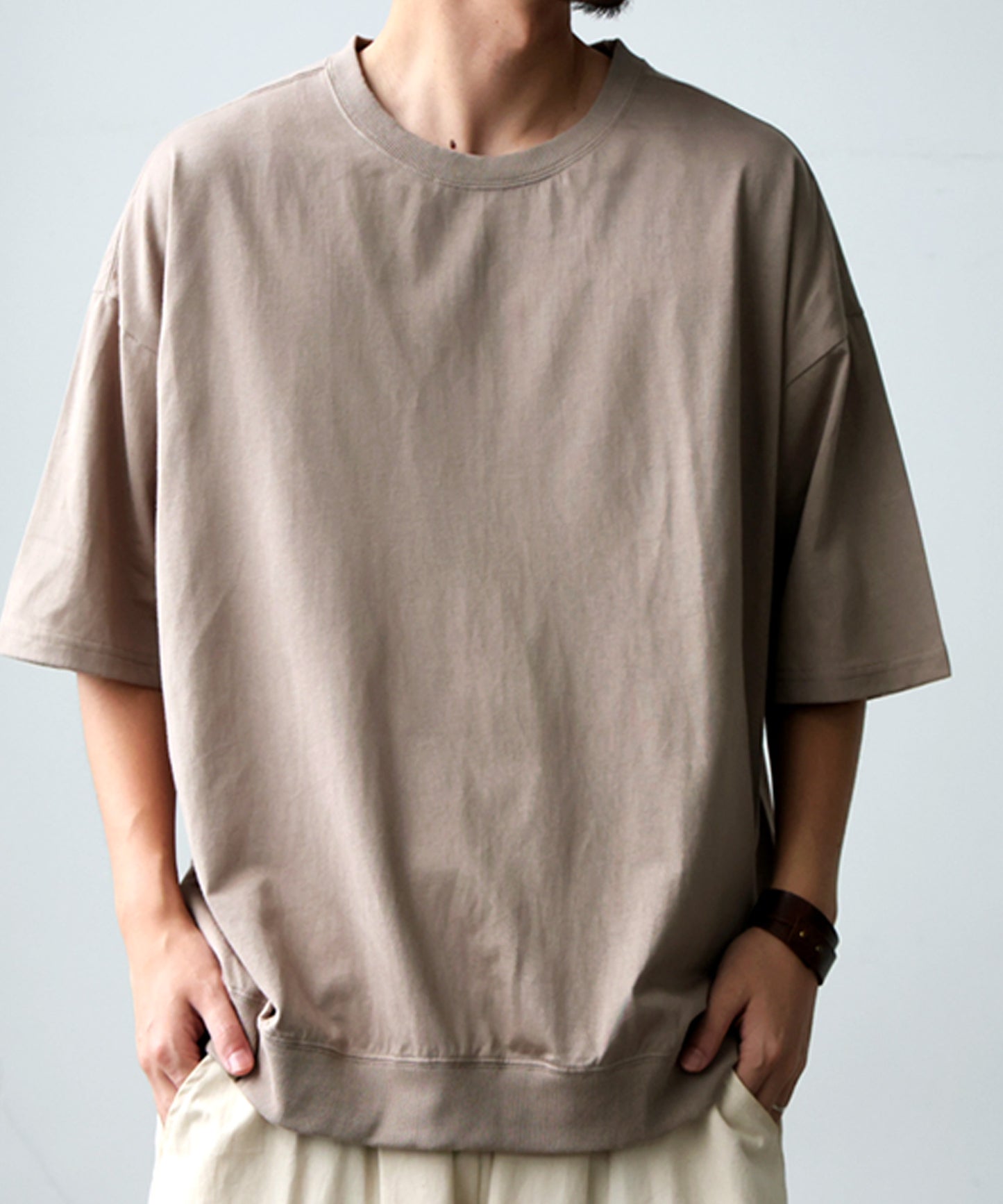 100% Cotton Drop Shoulder T-Shirt Men’s
