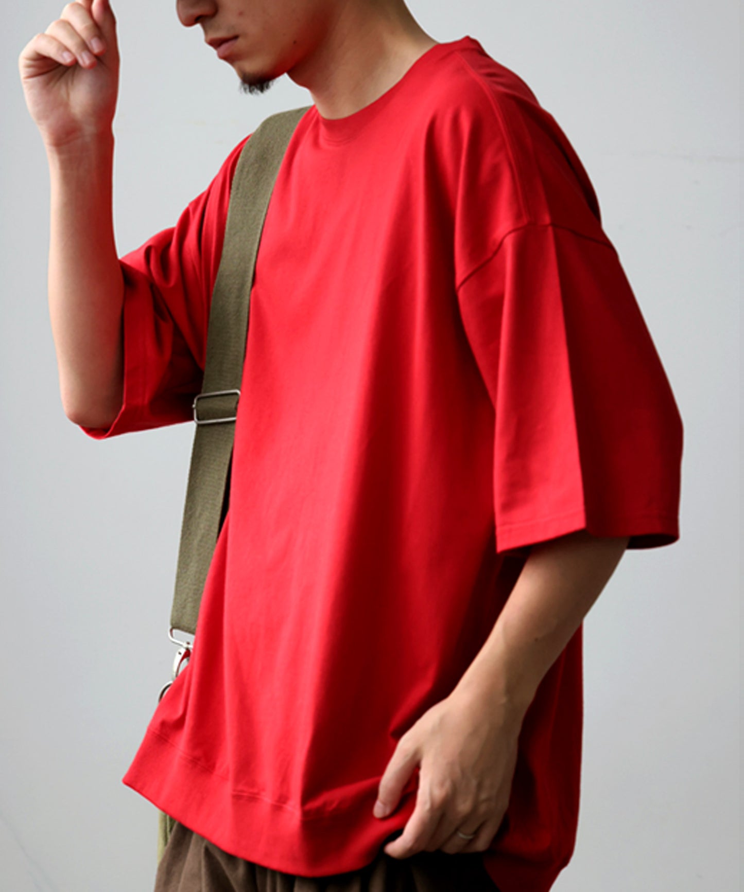 100% Cotton Drop Shoulder T-Shirt Men’s
