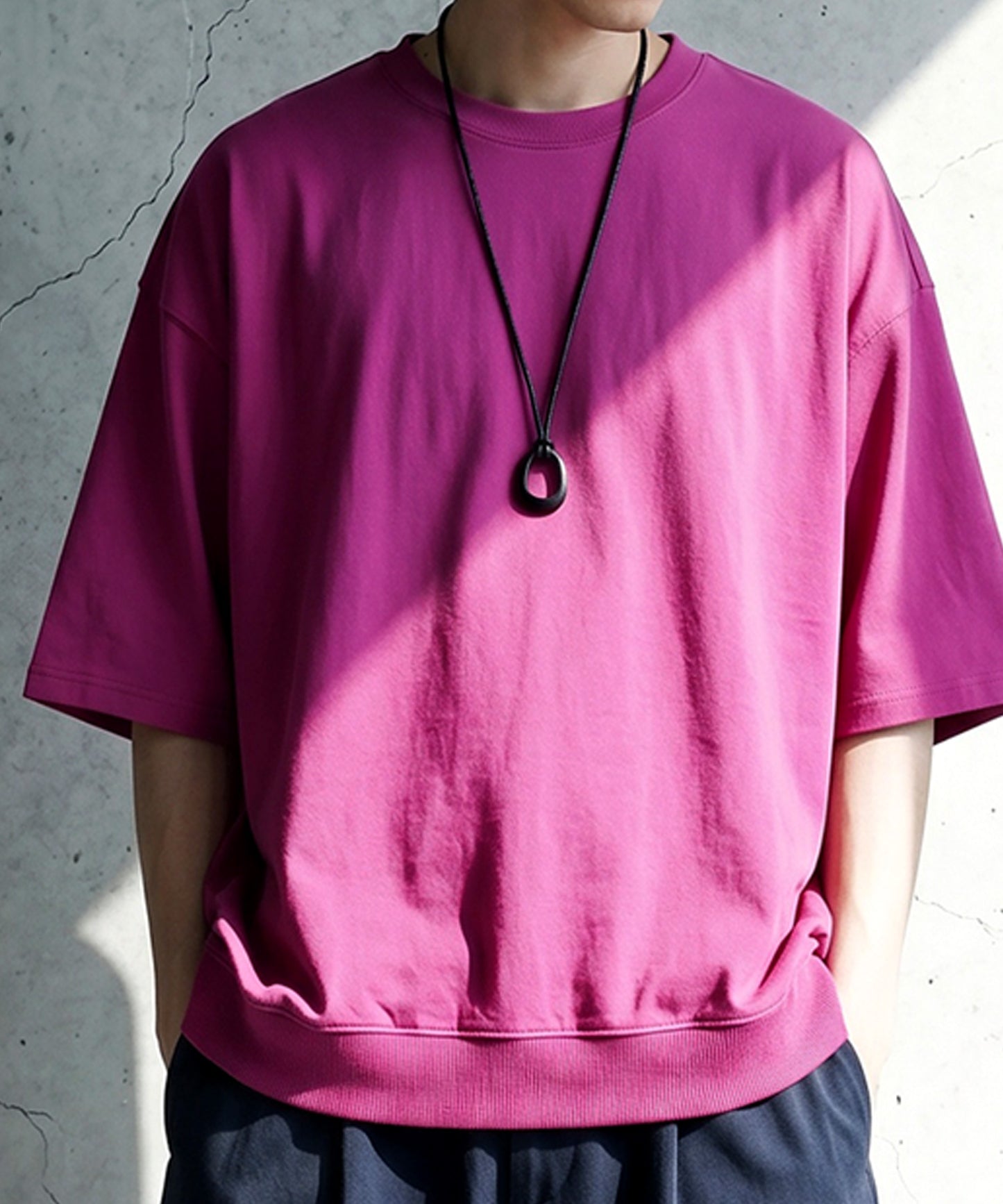 100% Cotton Drop Shoulder T-Shirt Men’s