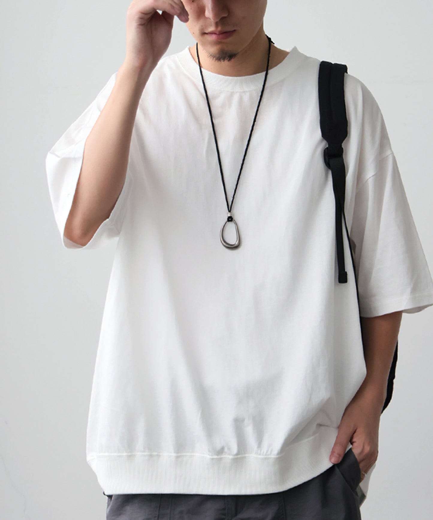 100% Cotton Drop Shoulder T-Shirt Men’s