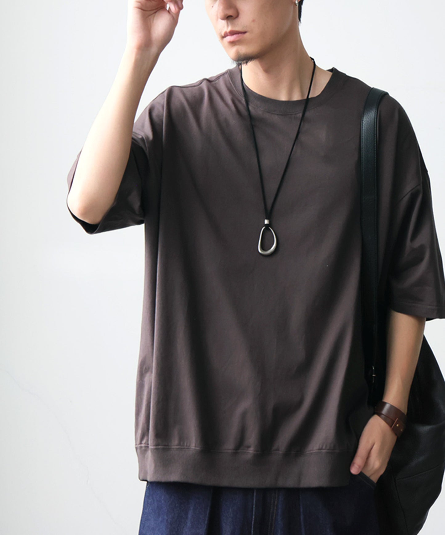 100% Cotton Drop Shoulder T-Shirt Men’s