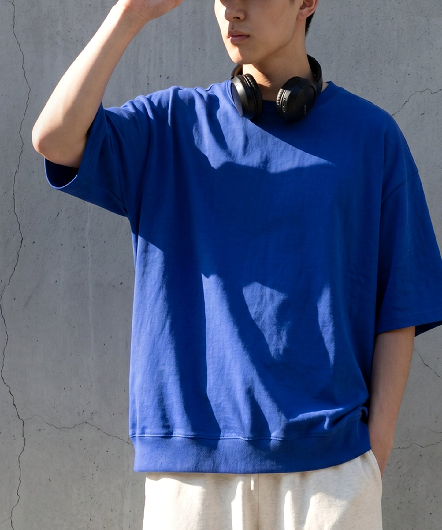 100% Cotton Drop Shoulder T-Shirt Men’s