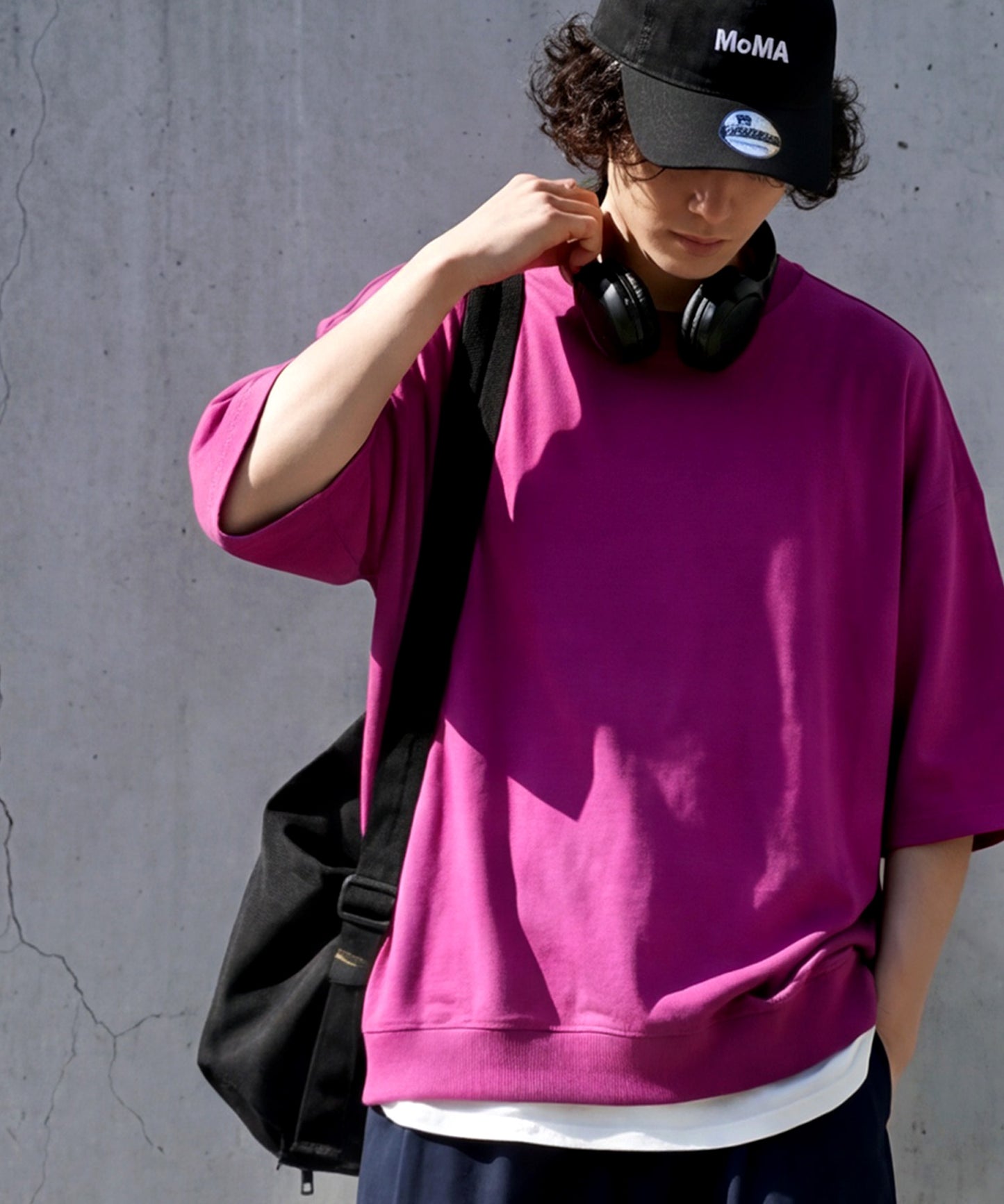 100% Cotton Drop Shoulder T-Shirt Men’s