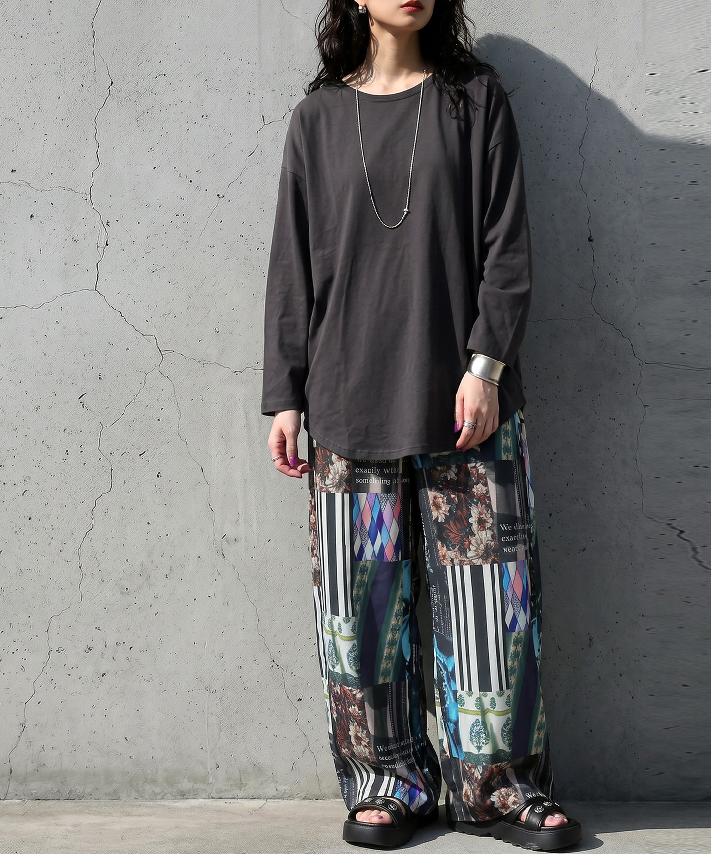 100% Cotton, Sweat Stain Resistant, Crew Neck Long-Sleeve T-Shirt Ladies