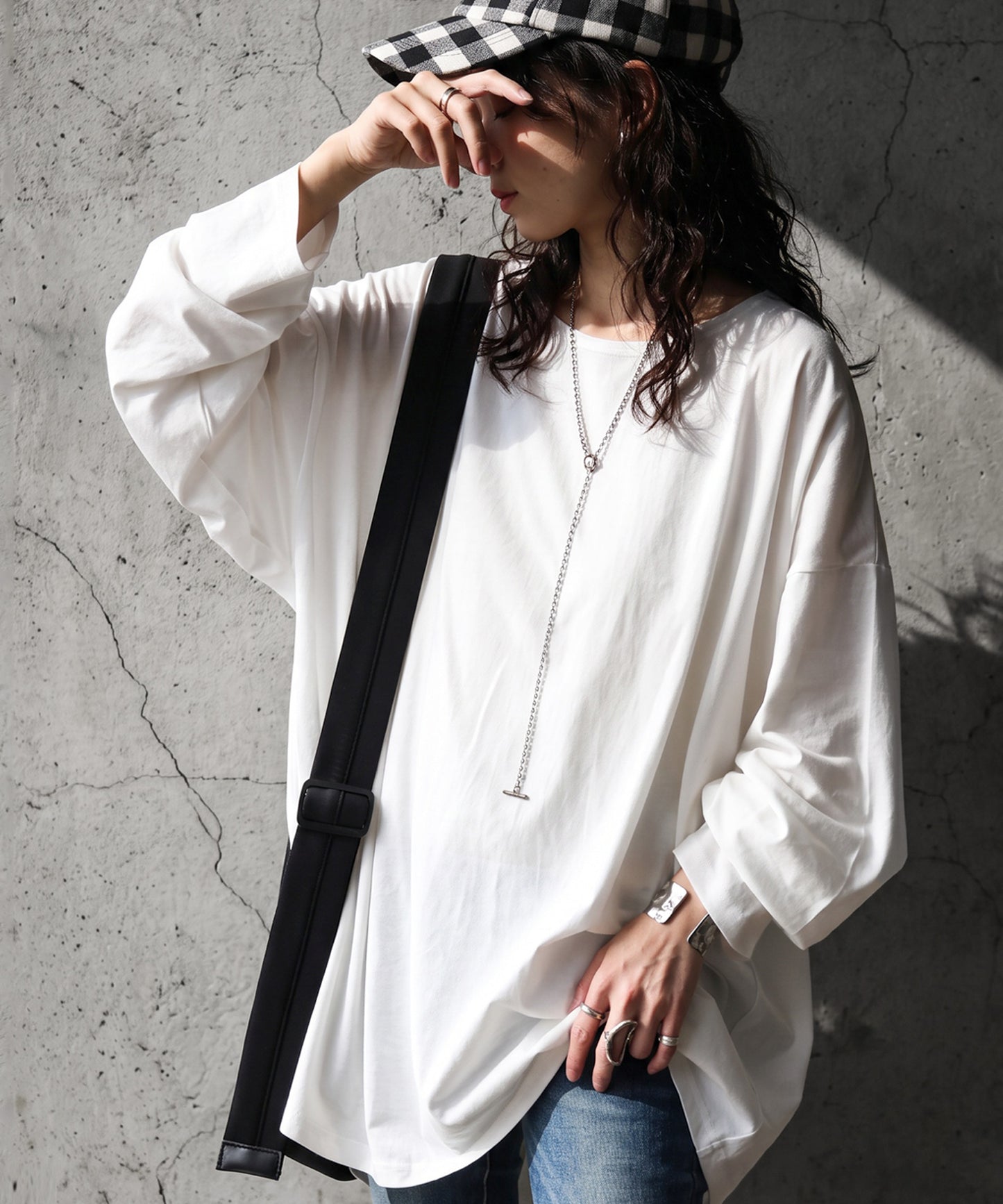 100% Cotton, Sweat Stain Resistant, Crew Neck Long-Sleeve T-Shirt Ladies