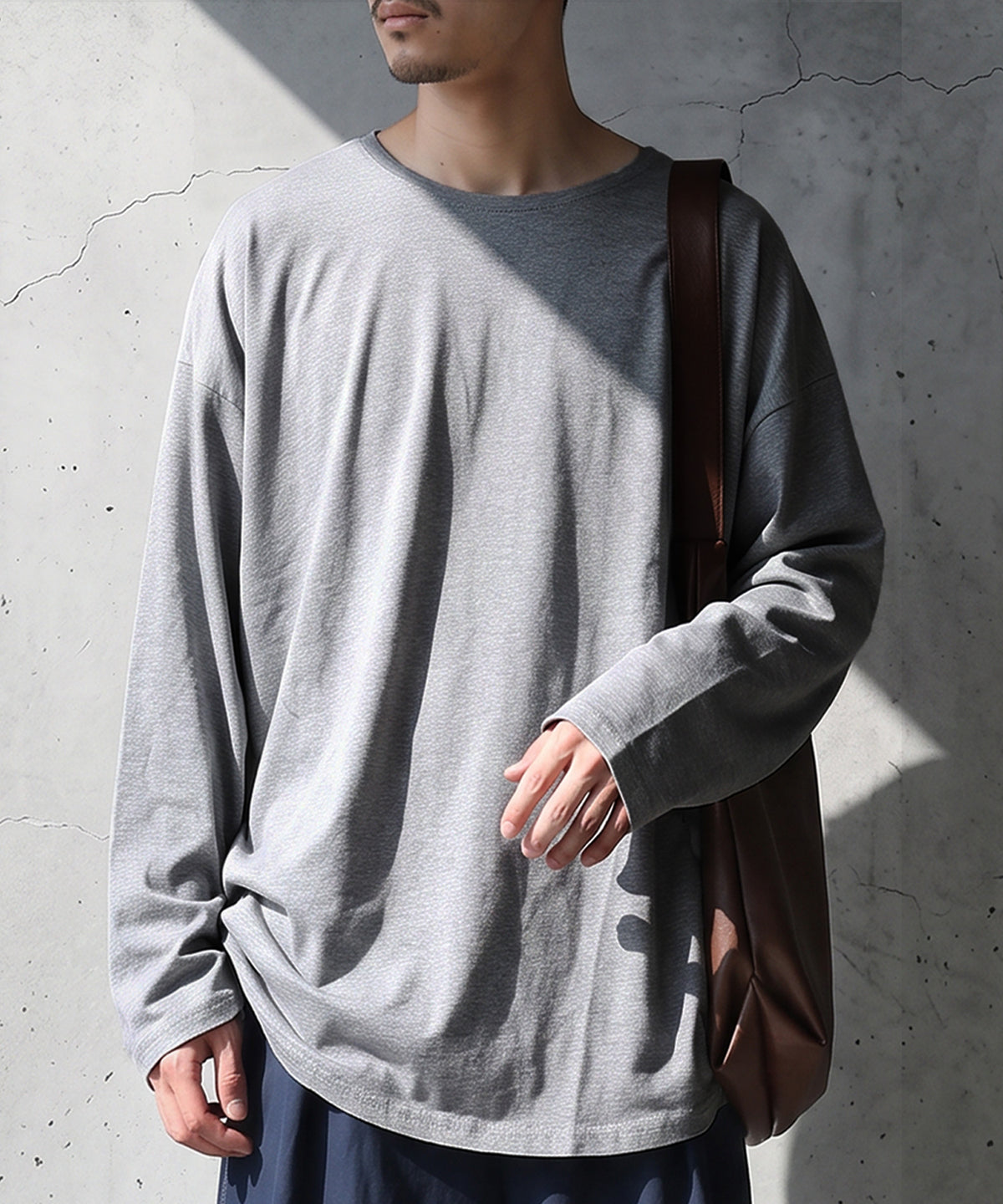 100% Cotton, Sweat Stain Resistant, Crew Neck Long-Sleeve T-Shirt Men’s