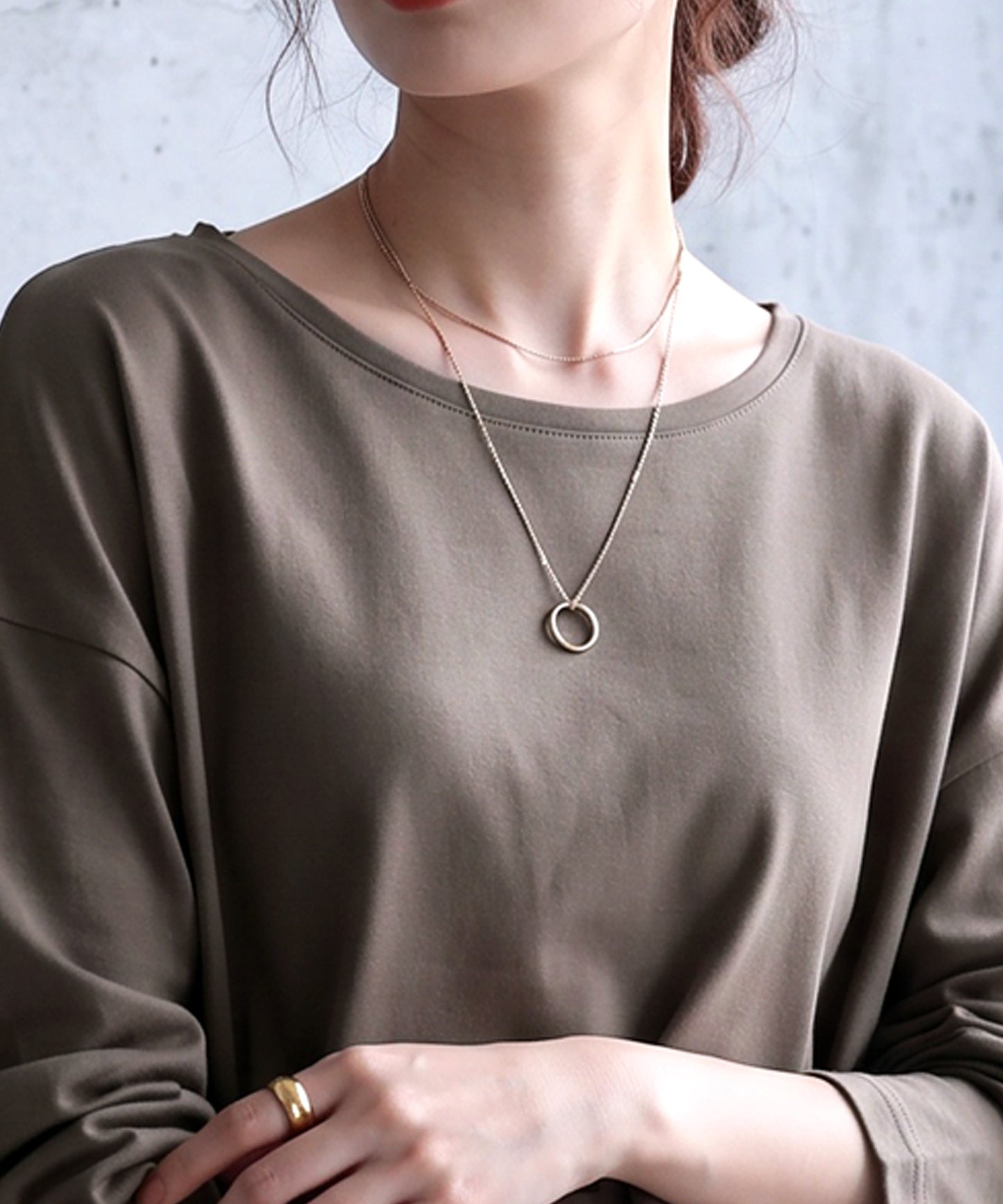 Cool-Touch, Smooth-Textured Long-Sleeved T-Shirt Ladies