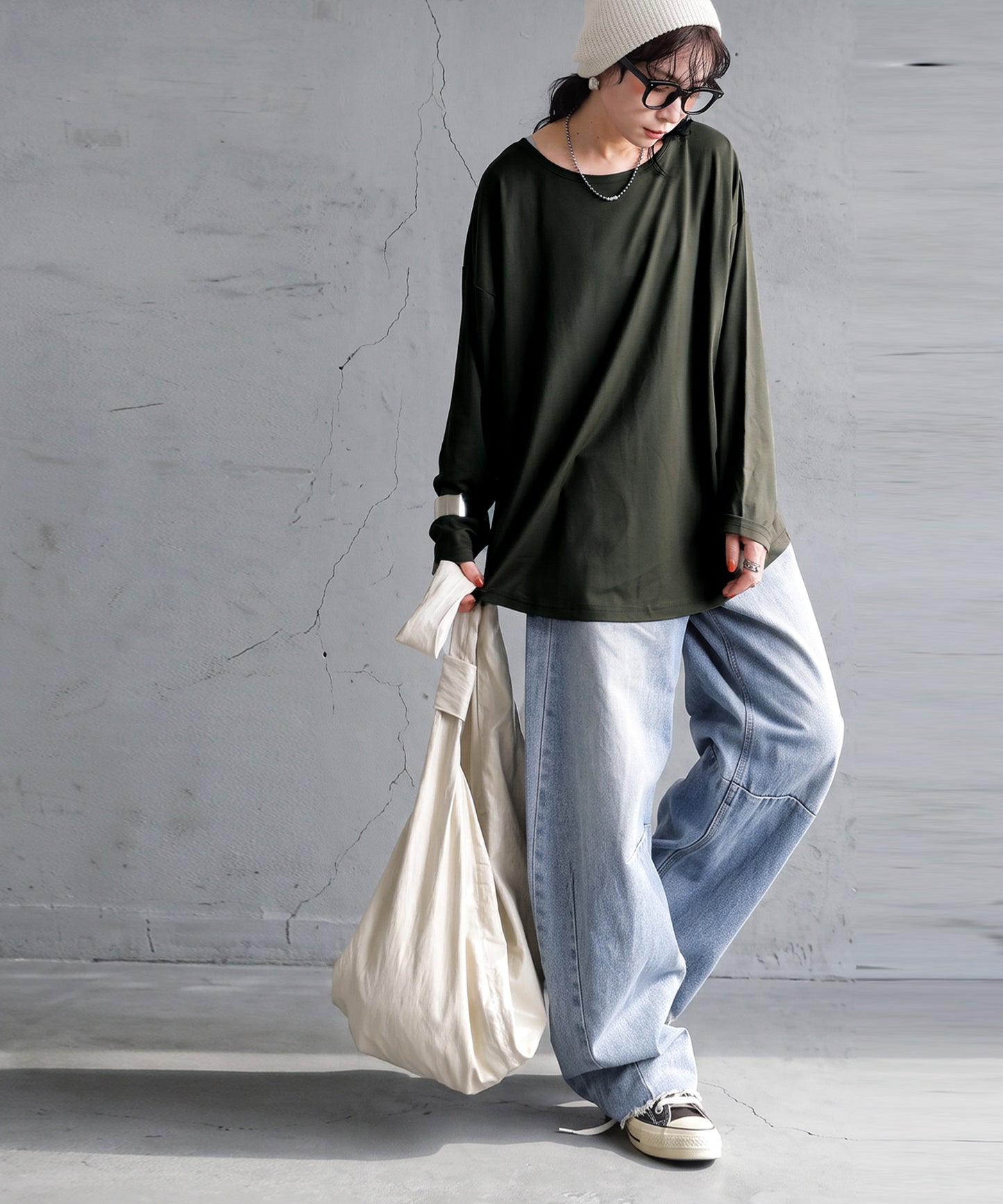 Cool-Touch, Smooth-Textured Long-Sleeved T-Shirt Ladies