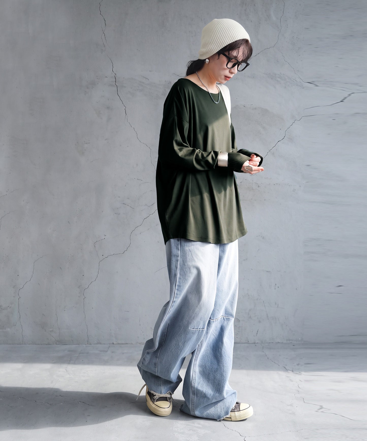 Cool-Touch, Smooth-Textured Long-Sleeved T-Shirt Ladies
