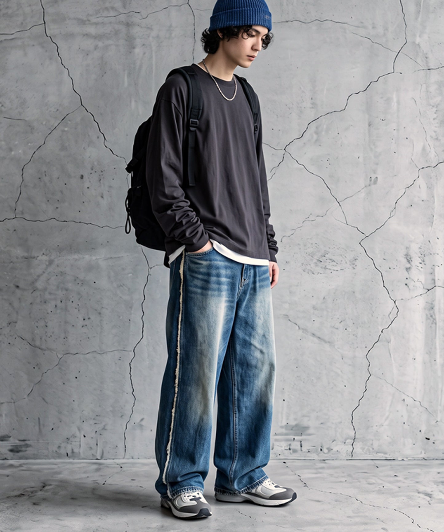 Cool-Touch, Smooth-Textured Long-Sleeved T-Shirt Men’s