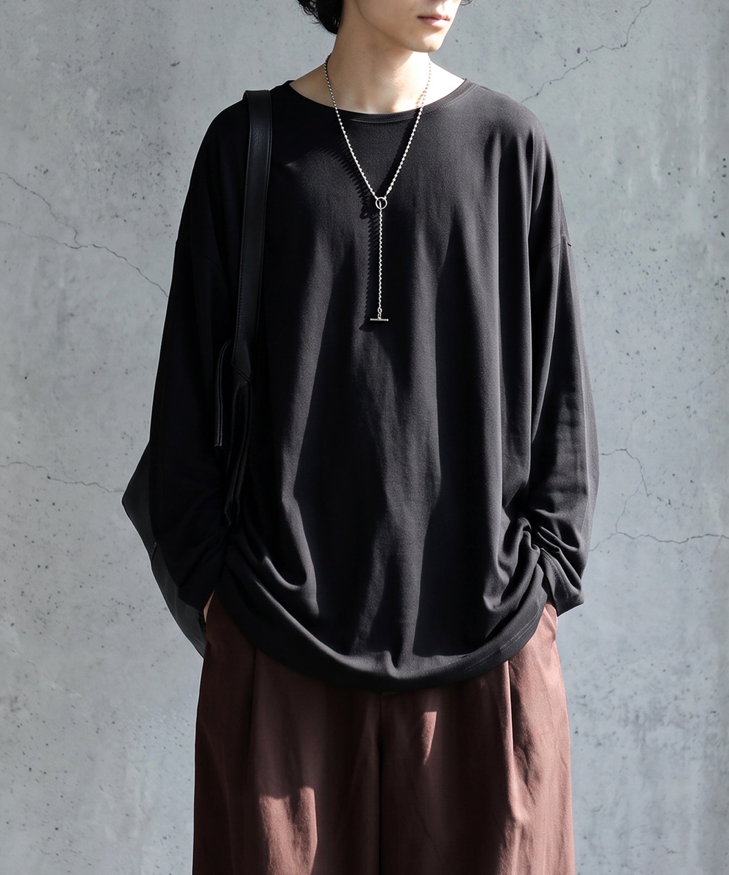 Cool-Touch, Smooth-Textured Long-Sleeved T-Shirt Men’s