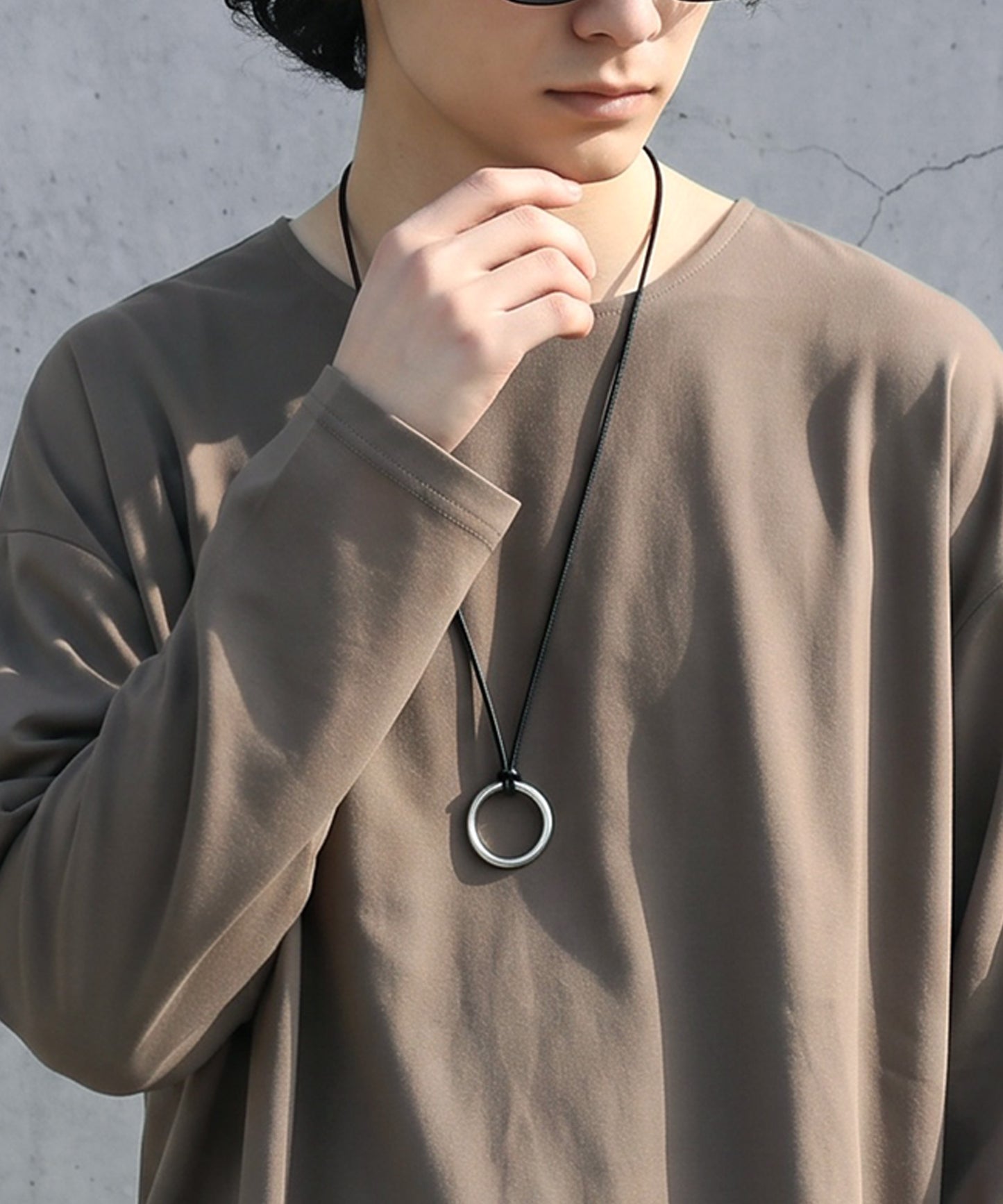 Cool-Touch, Smooth-Textured Long-Sleeved T-Shirt Men’s