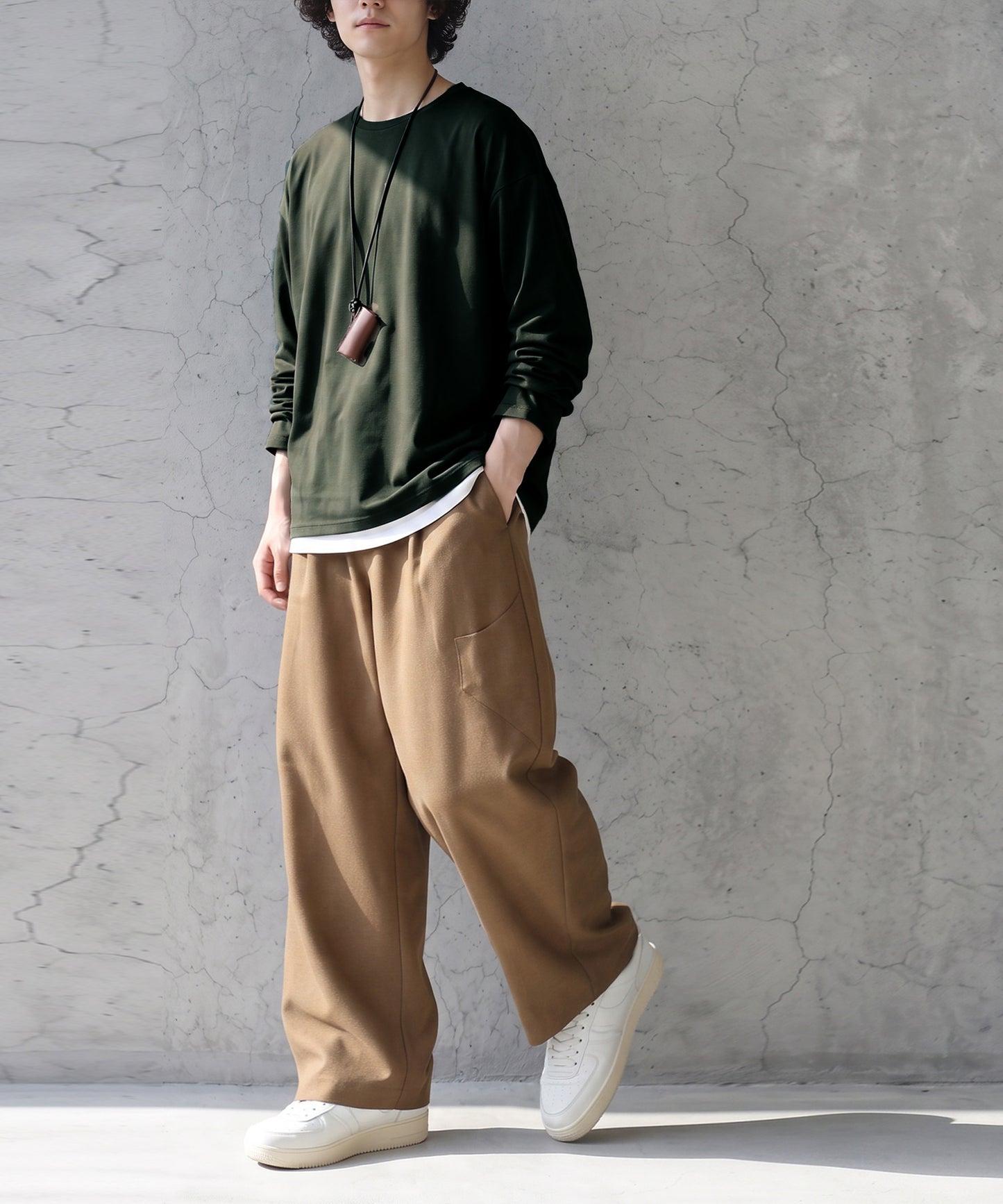 Cool-Touch, Smooth-Textured Long-Sleeved T-Shirt Men’s