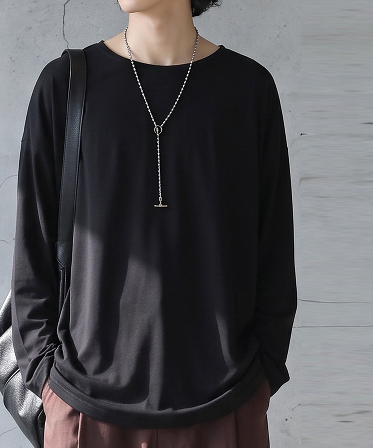 Cool-Touch, Smooth-Textured Long-Sleeved T-Shirt Men’s