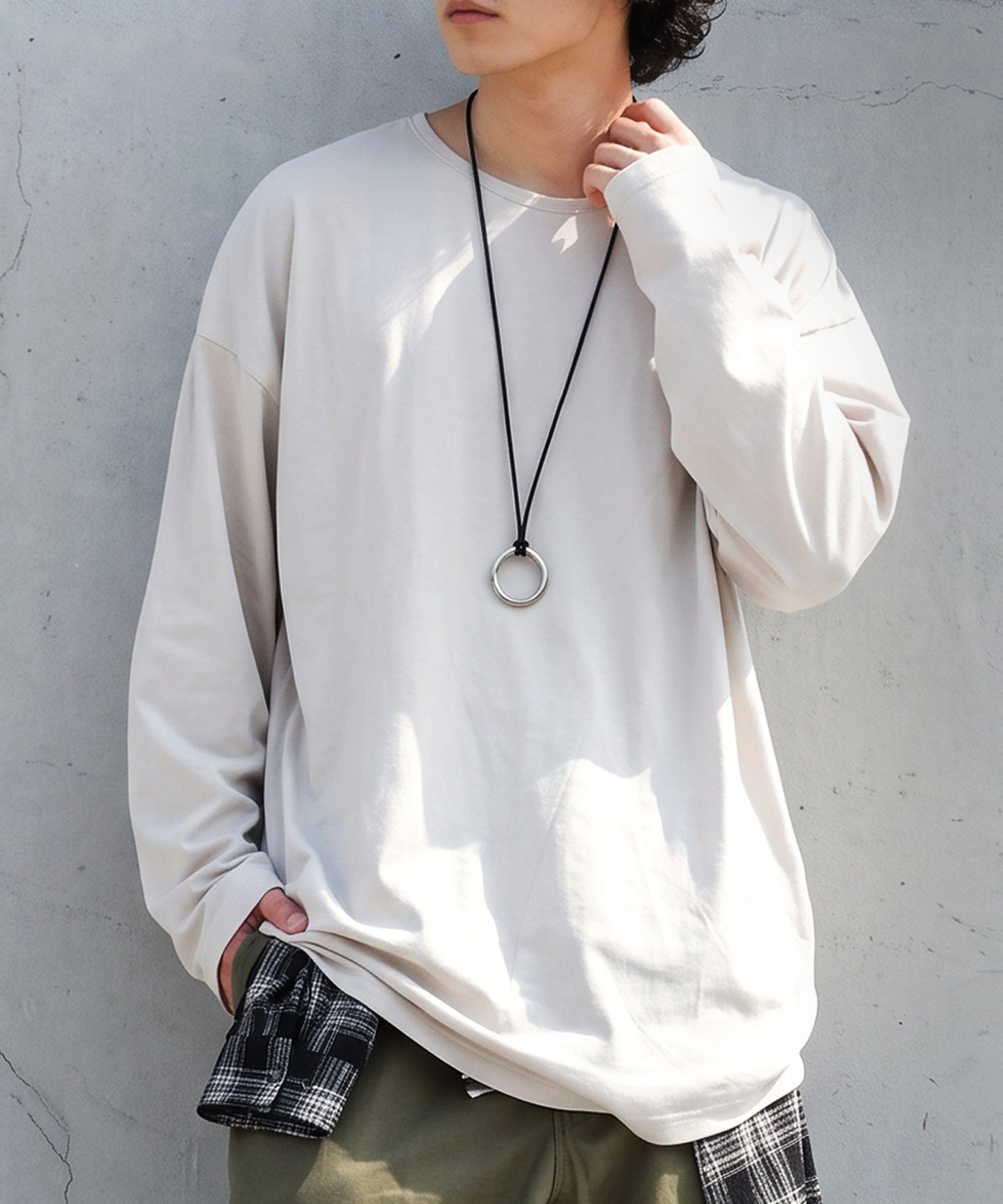 Cool-Touch, Smooth-Textured Long-Sleeved T-Shirt Men’s