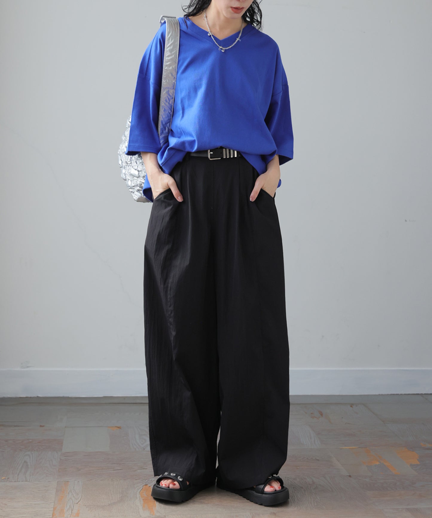 100% Cotton Drop Shoulder T-Shirt Ladies