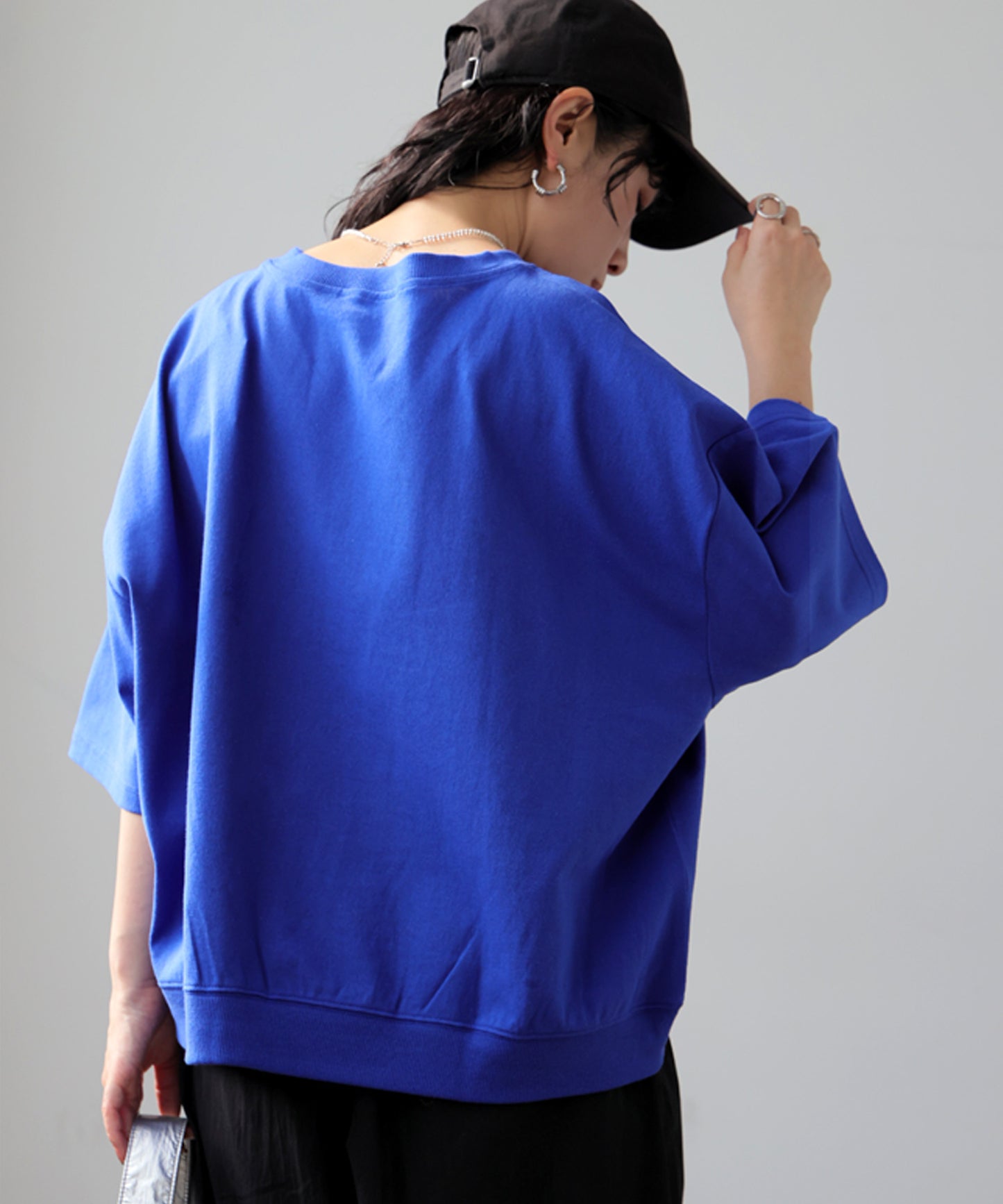 100% Cotton Drop Shoulder T-Shirt Ladies