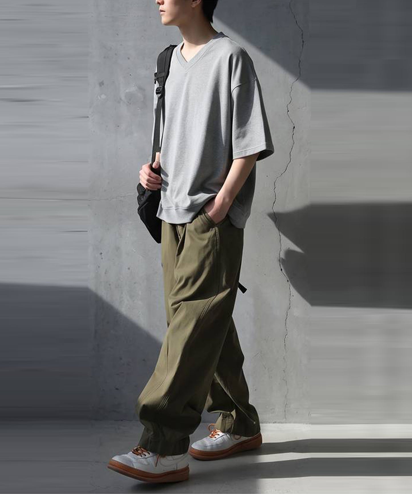100% Cotton Drop Shoulder T-Shirt Men’s