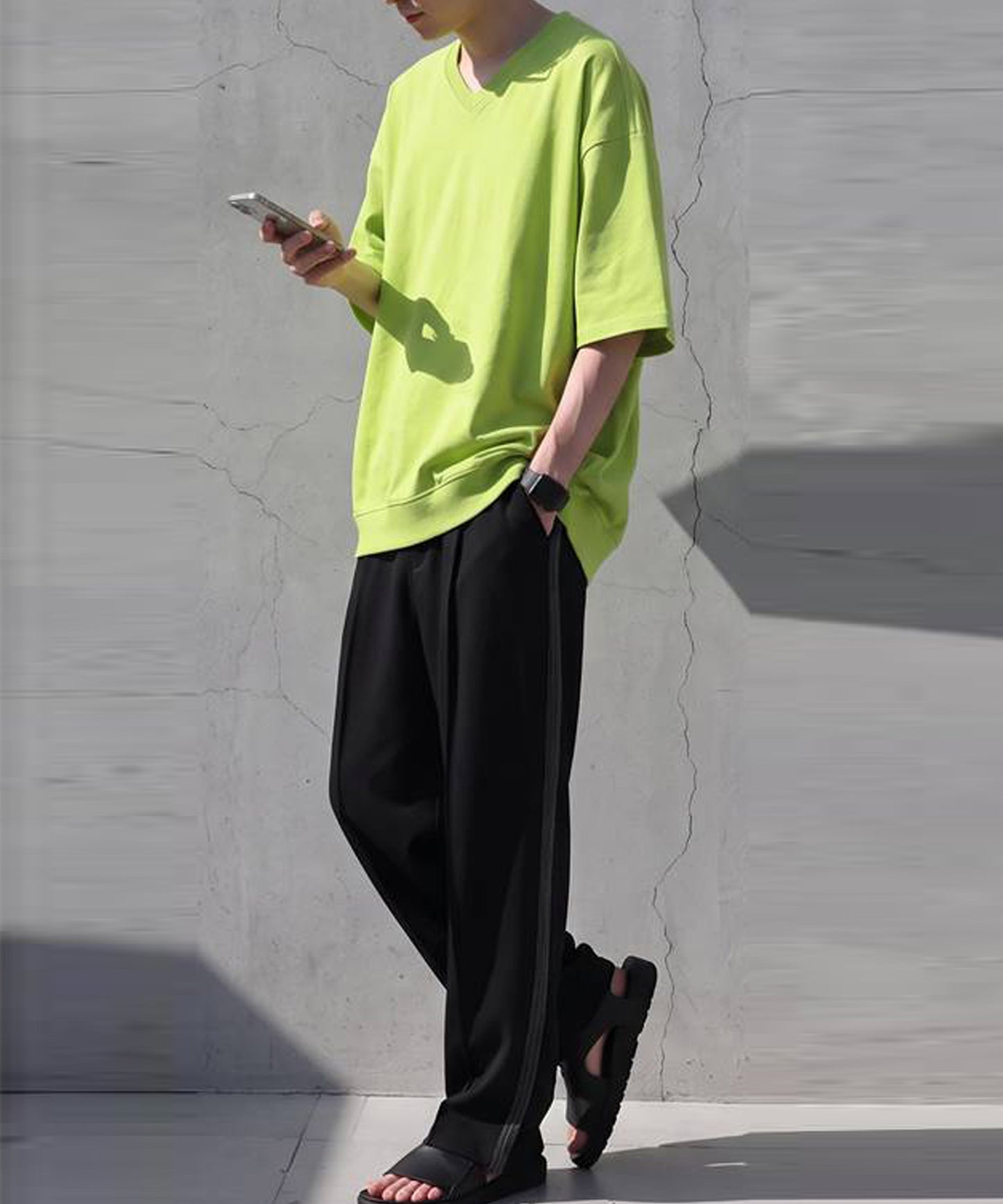 100% Cotton Drop Shoulder T-Shirt Men’s