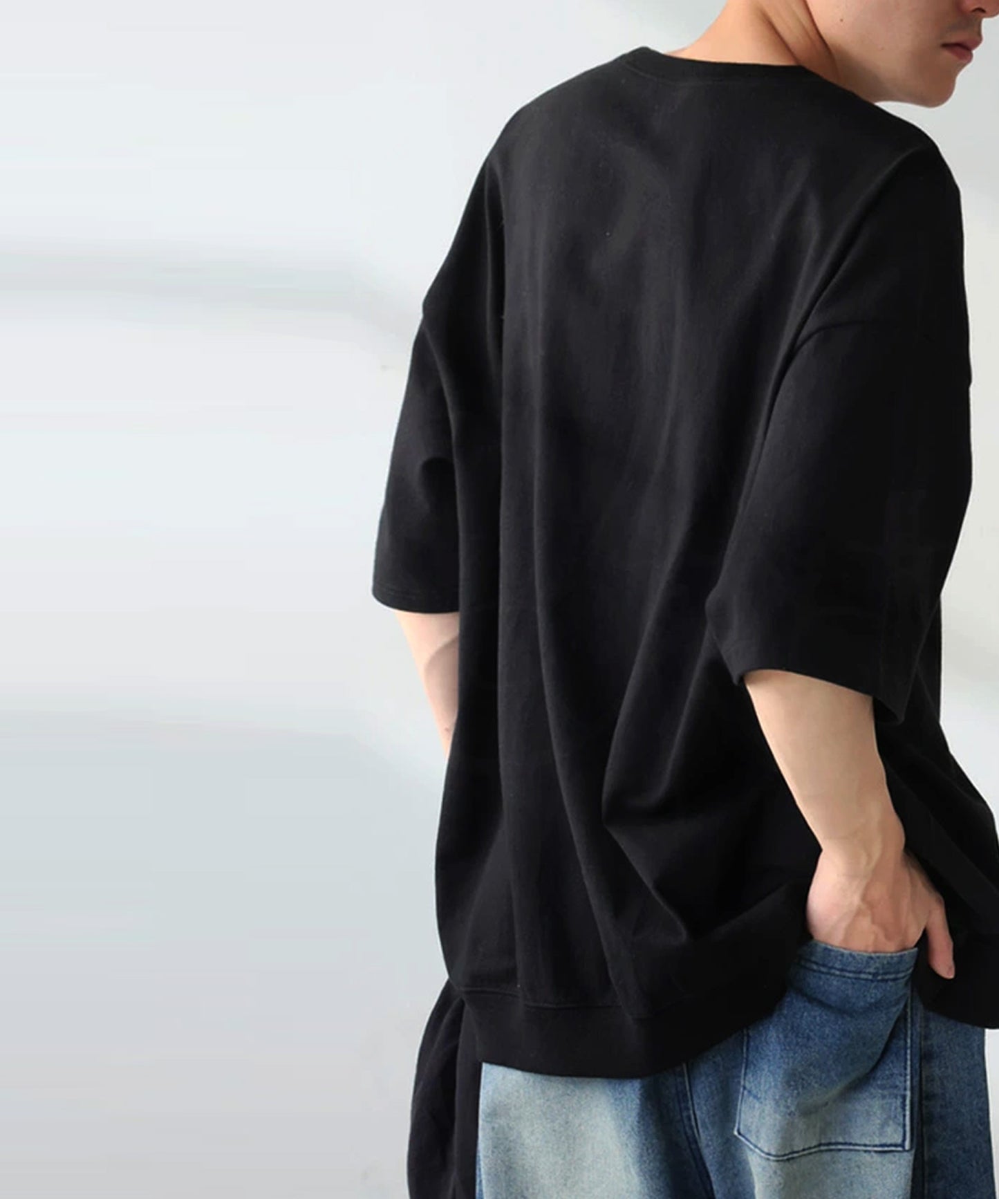 100% Cotton Drop Shoulder T-Shirt Men’s