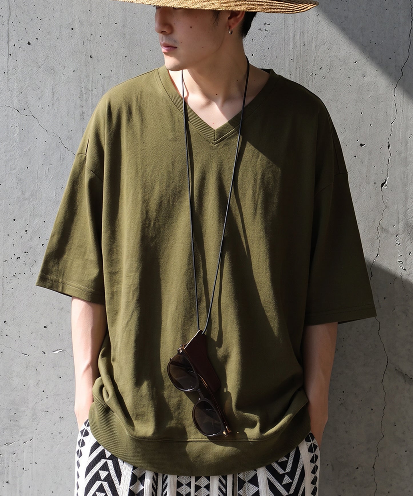 100% Cotton Drop Shoulder T-Shirt Men’s