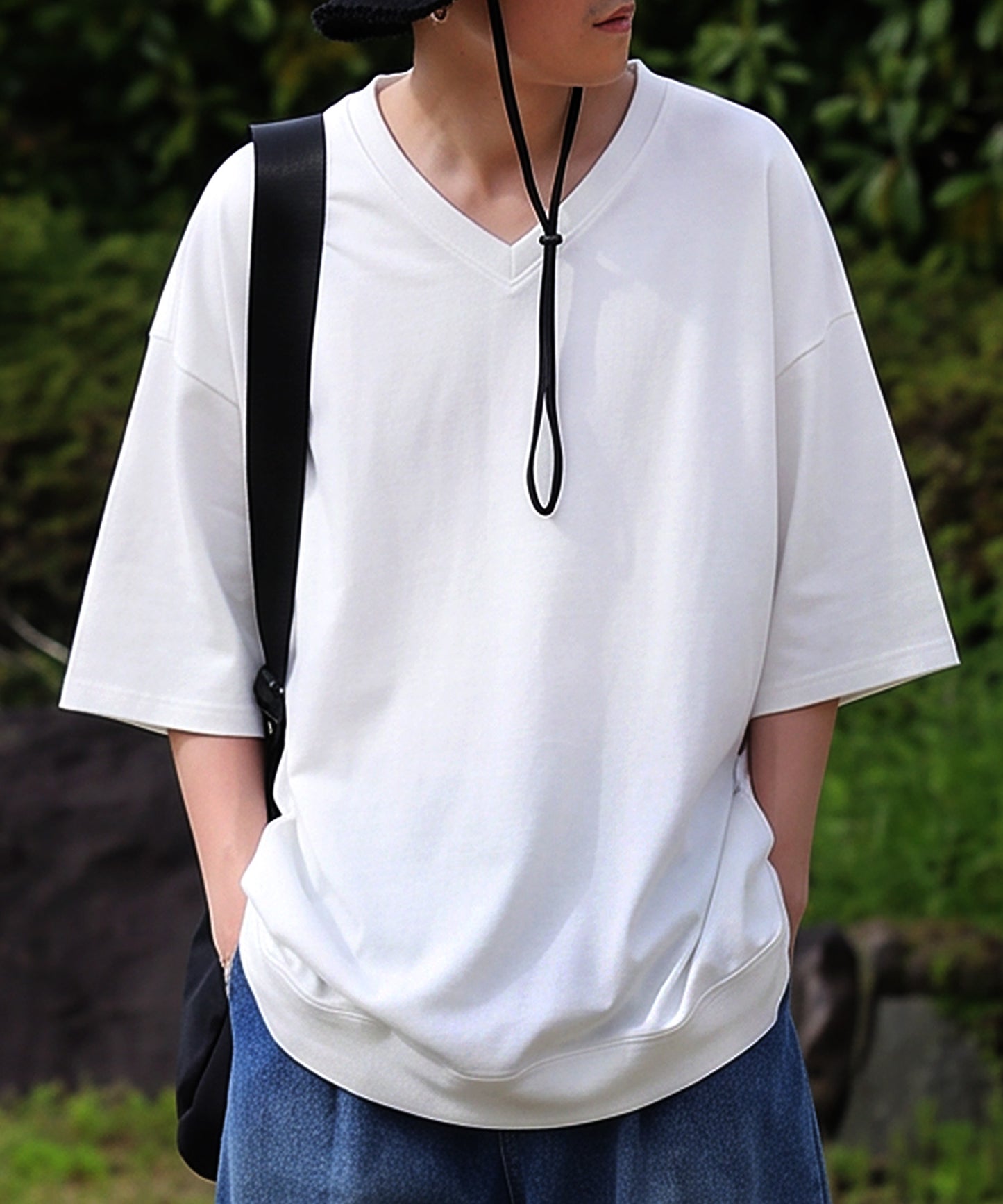 100% Cotton Drop Shoulder T-Shirt Men’s