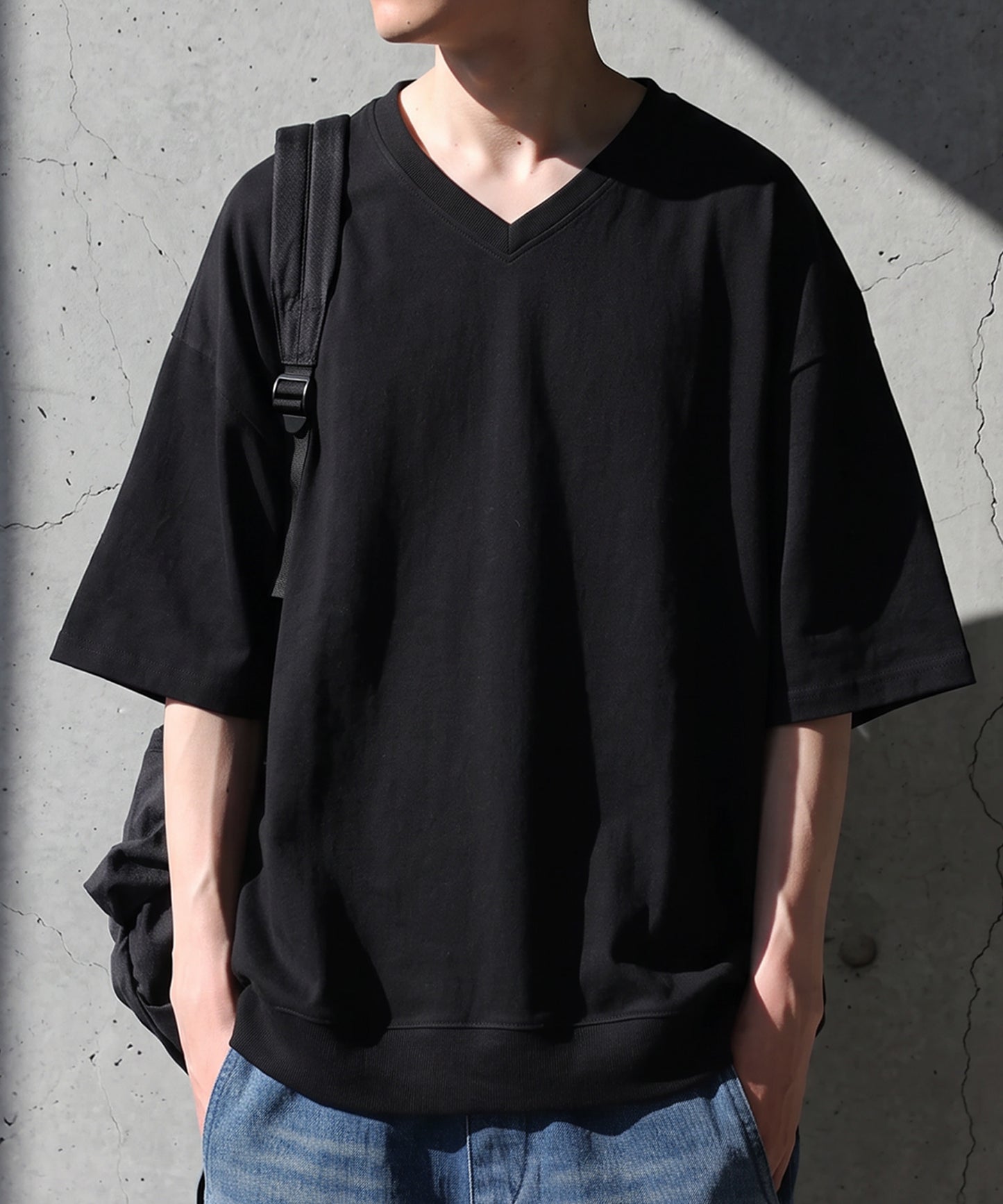 100% Cotton Drop Shoulder T-Shirt Men’s