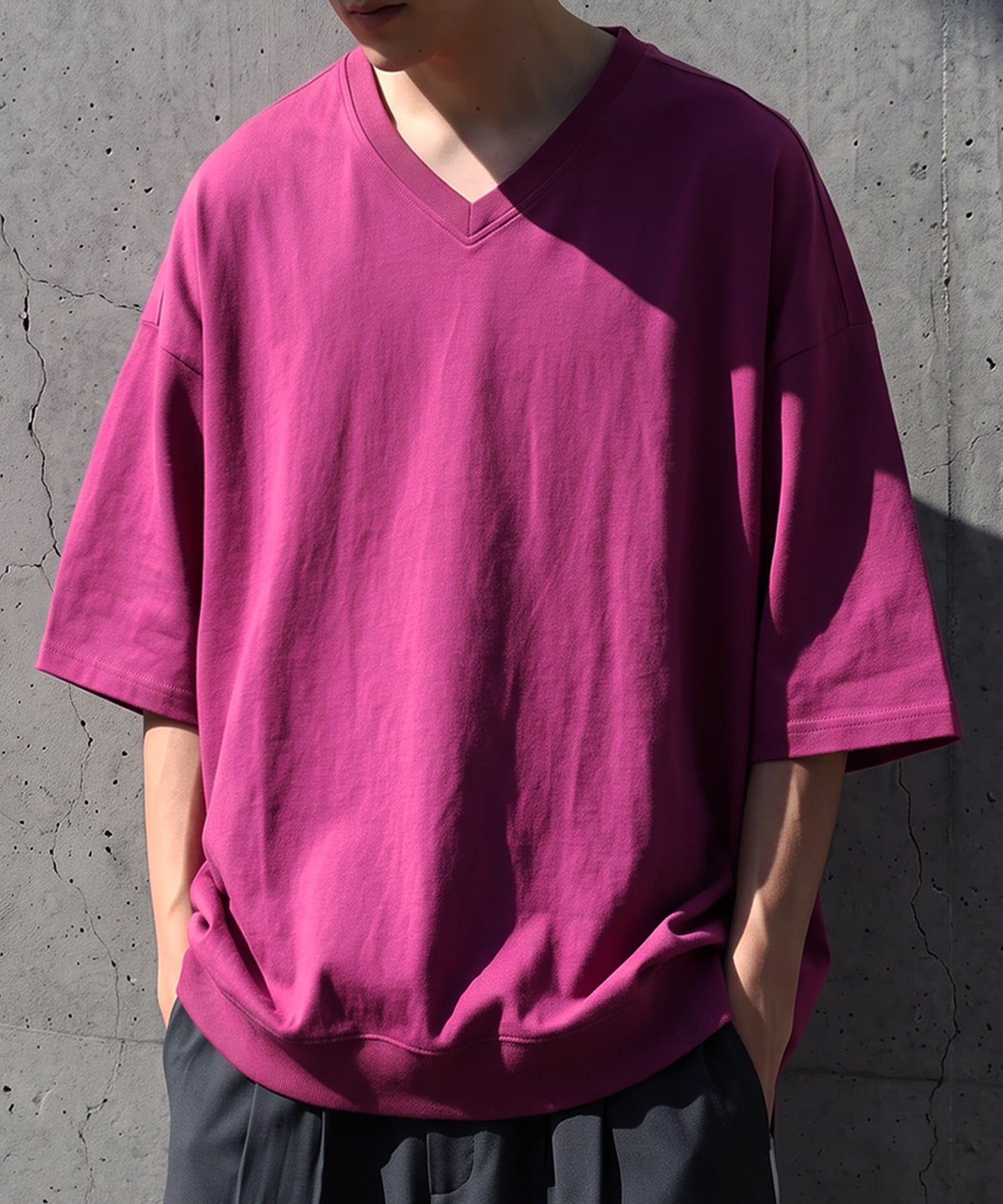 100% Cotton Drop Shoulder T-Shirt Men’s